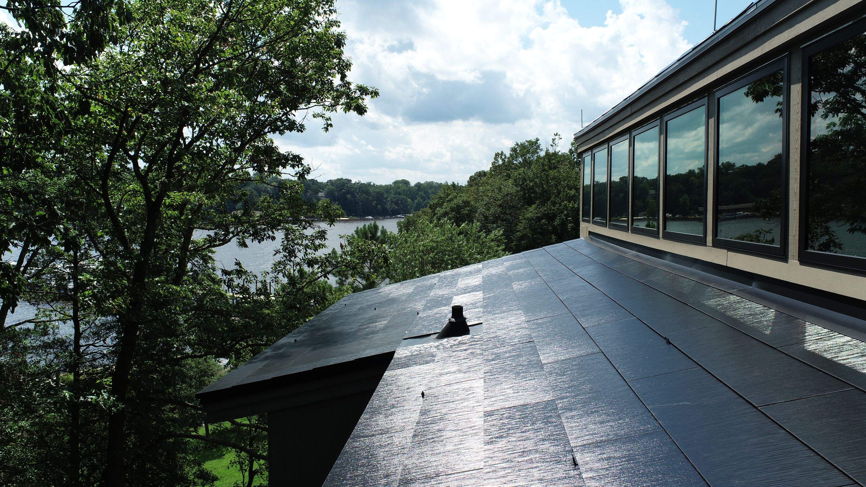 Tesla Solar Roof install Severn River by American Home Contractors