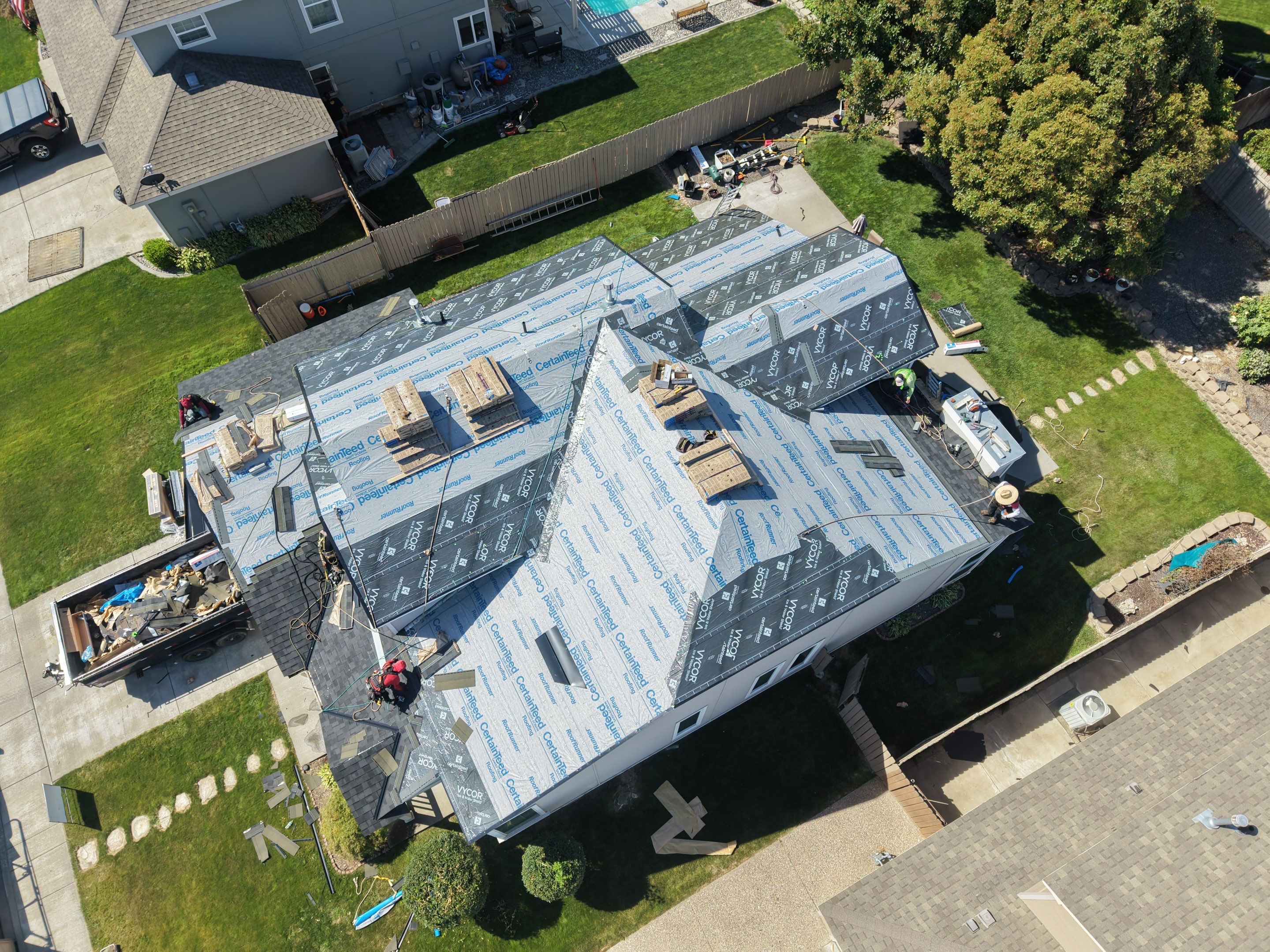 Complete Residential Roof and Fascia Replacement in Kennewick by Alpine Roofing