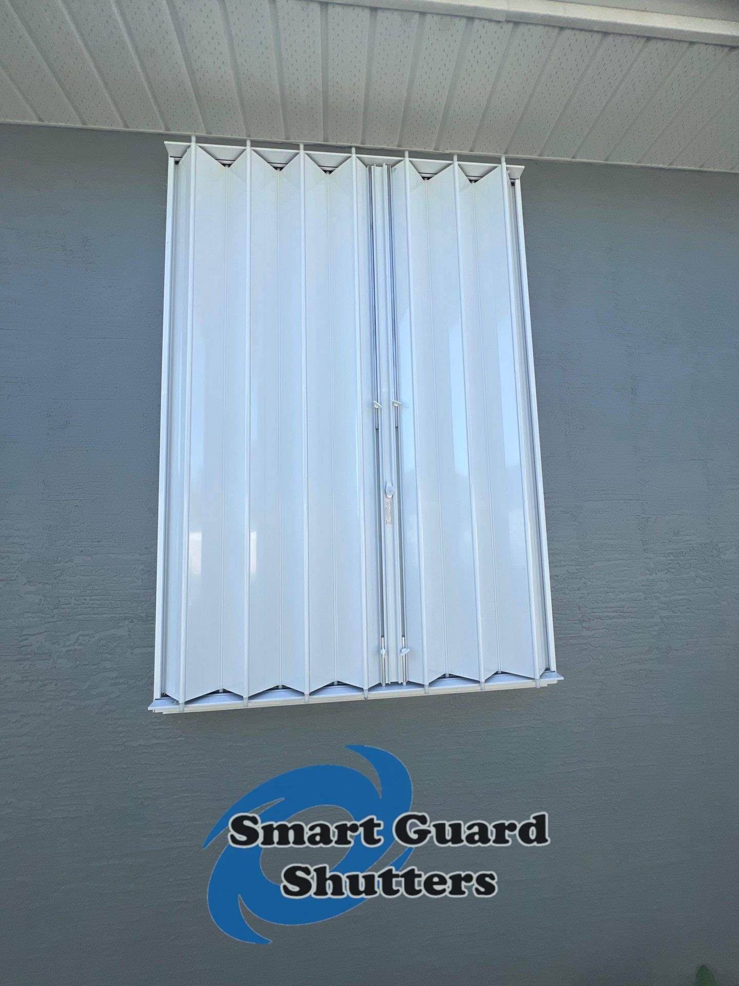 Hurricane Protection in White by Smart Guard Shutters