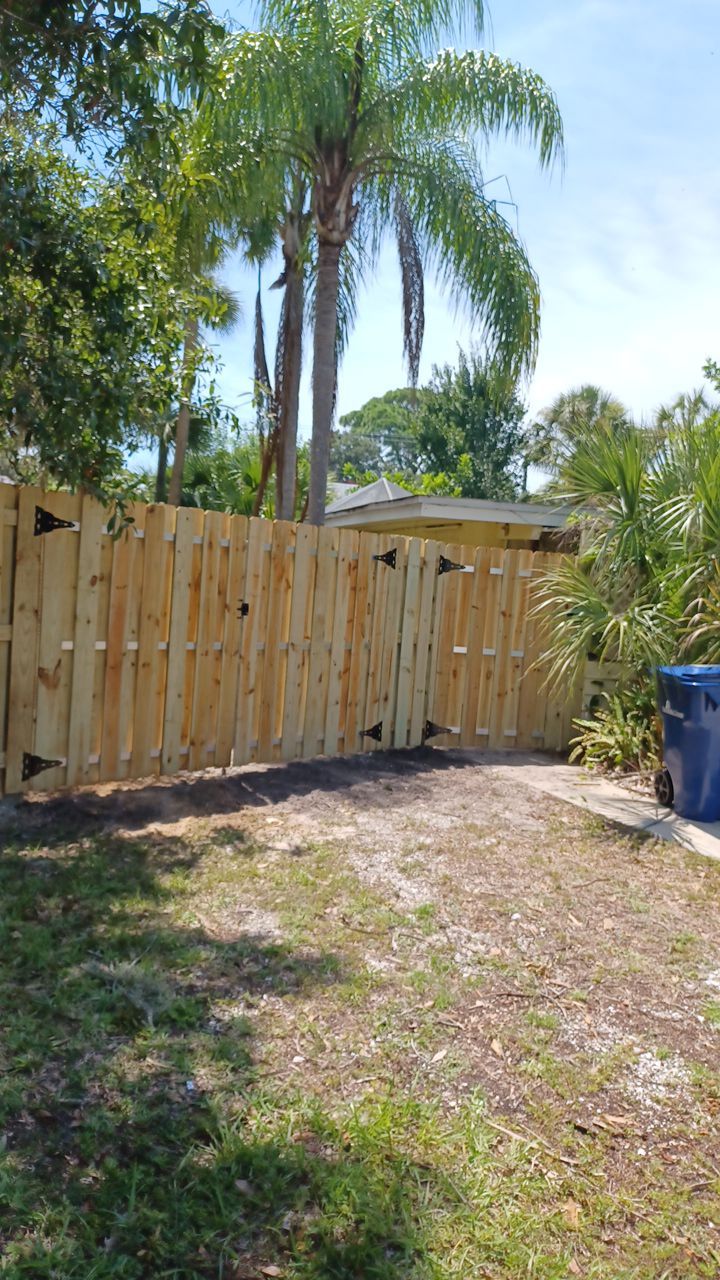 Nokomis, FL 6ft. Tall Treated Wood Shadowbox  by Asap fence and gates, LLC