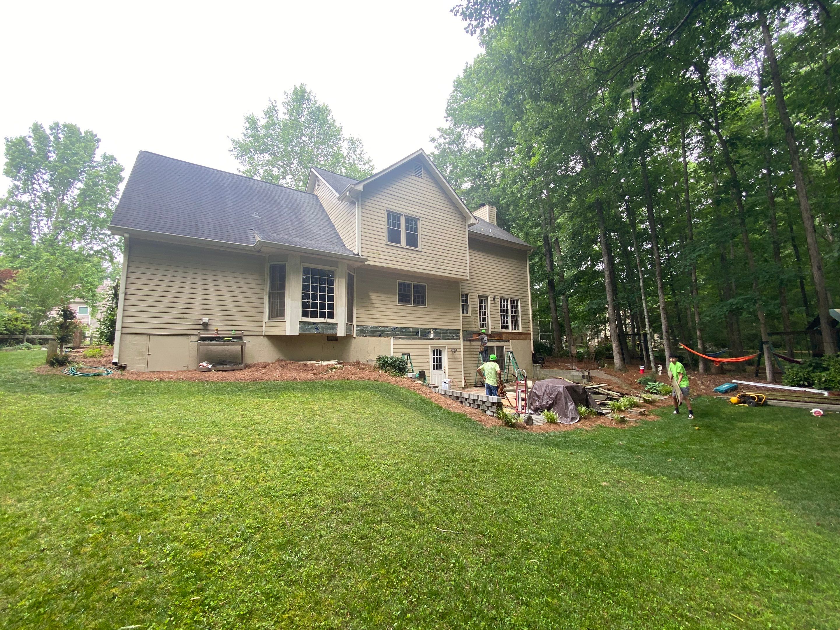 Custom Elevated Wood Deck and Screened Porch in Marietta by Swift Home Renovations