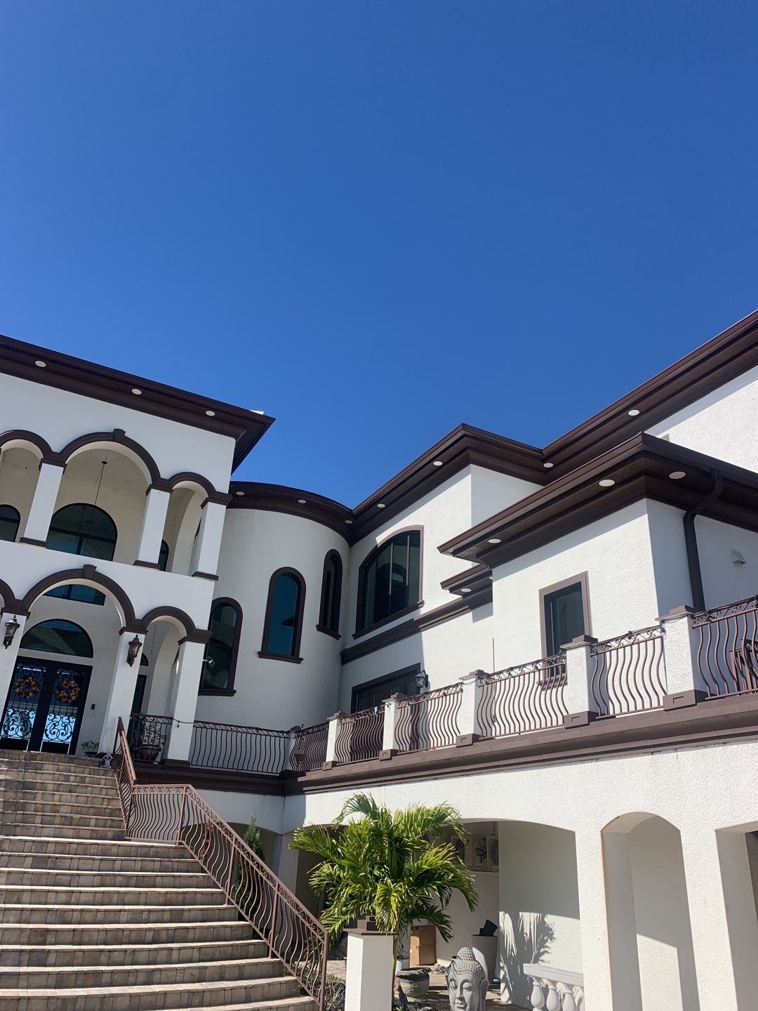 Brown Seamless Gutters using Royal Brown in Fort Myers FL by Gutter Professors