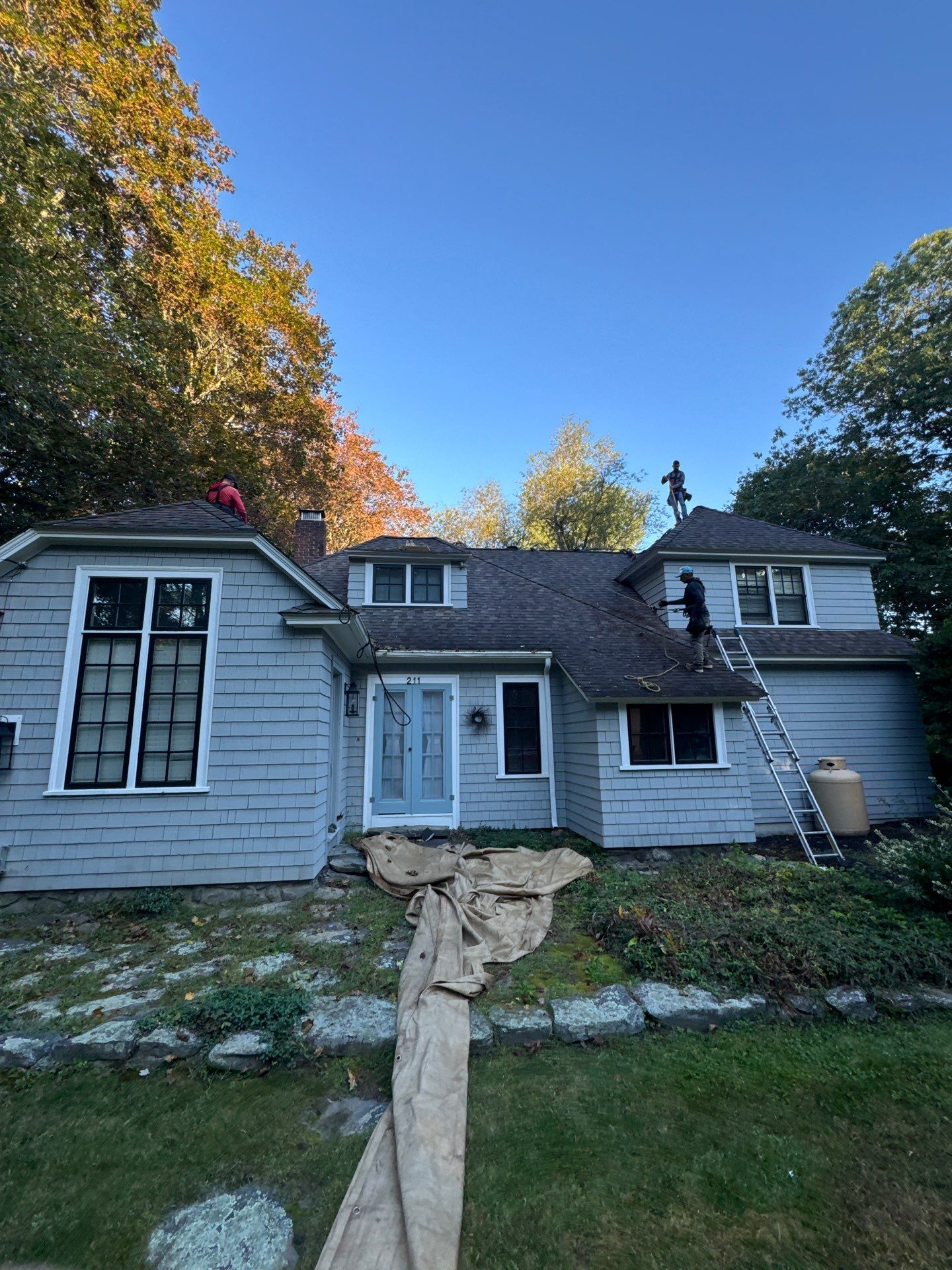 Roof Replacement with EPDM Conversion and Gutter Upgrade – Littleton, MA by Mighty Dog Roofing of Greater Middlesex County
