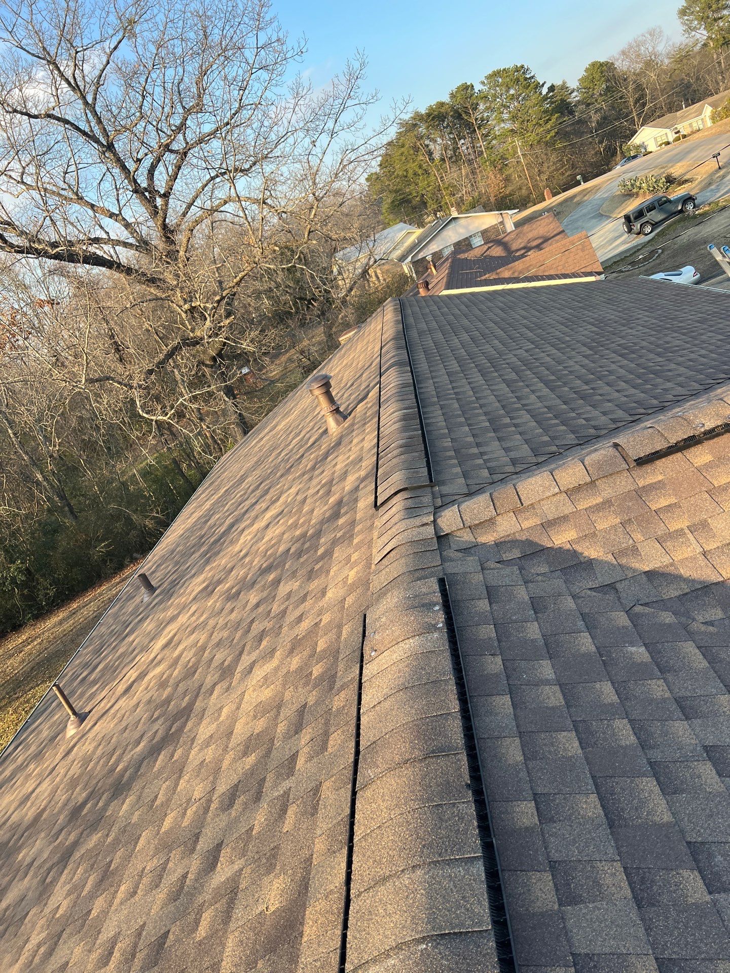 Roof Replacement (Barkwood) and Tree Removal in Birmingham  by The Roofing Dudes