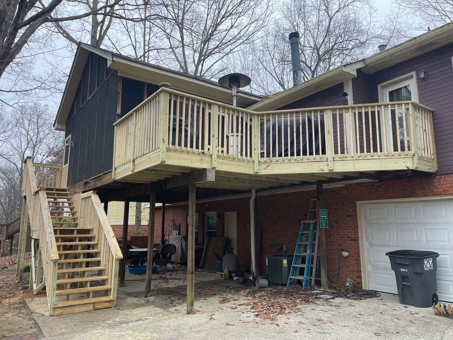 Russet Woods Deck by Pillar and Pine