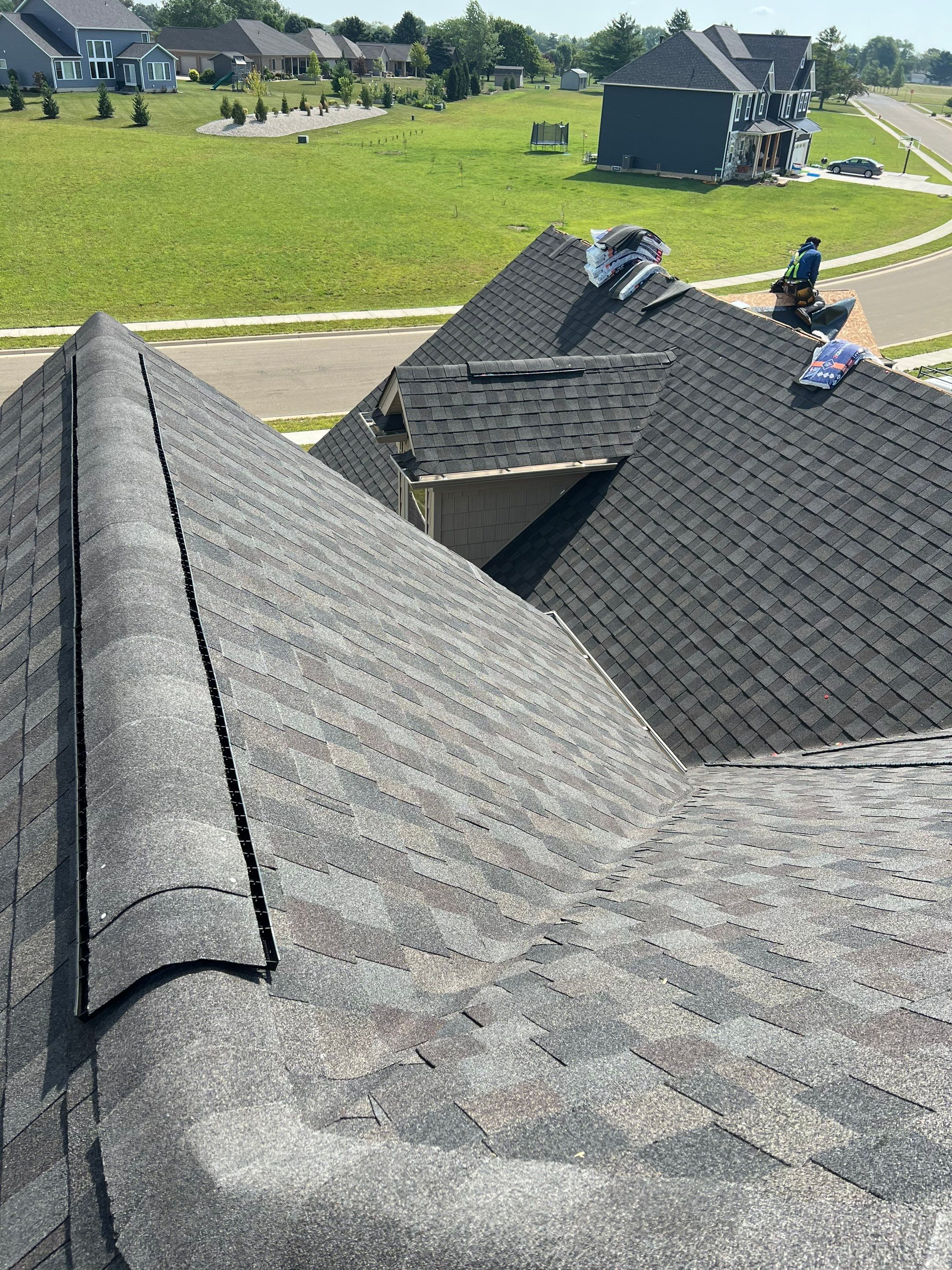 Residential Roofing Installation using GAF Timberline HDZ Appalachian Sky by Nitro Roofing and Construction