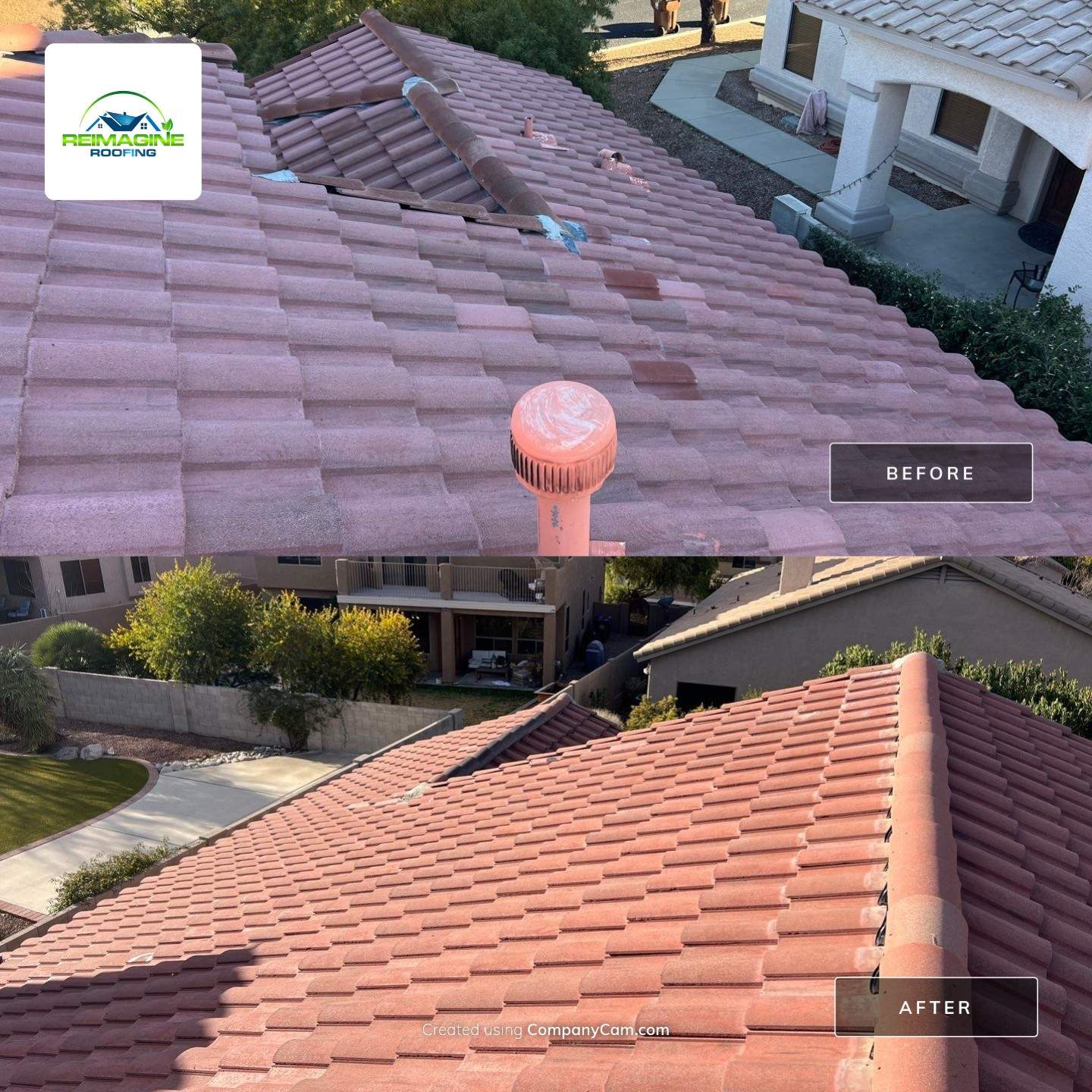 Terracotta Concrete Tile by Reimagine Roofing