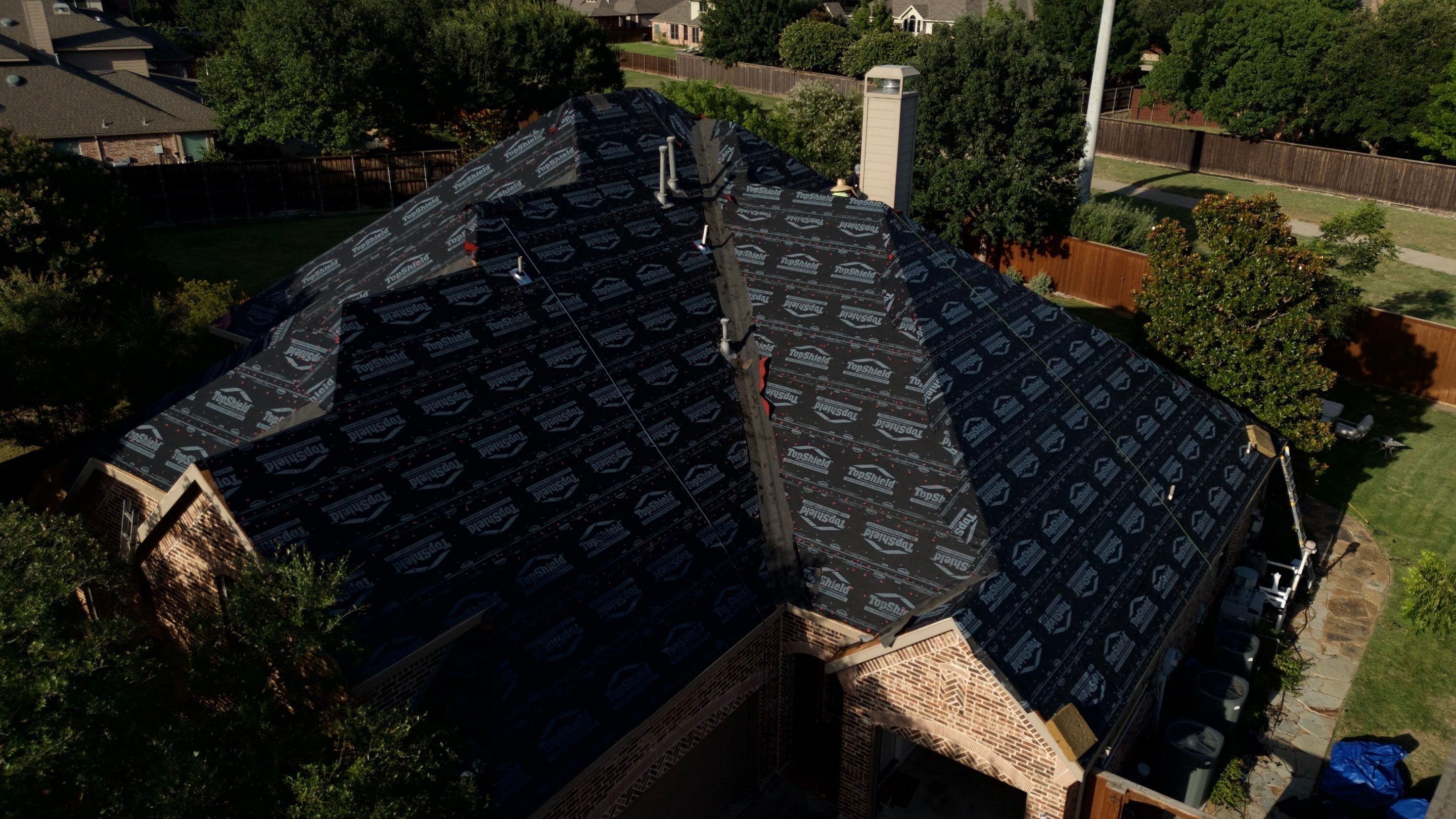 Residential Roof Repair using IKO Dynasty Class 3 Impact Resistant Shingles by Becker Roofing and Exteriors