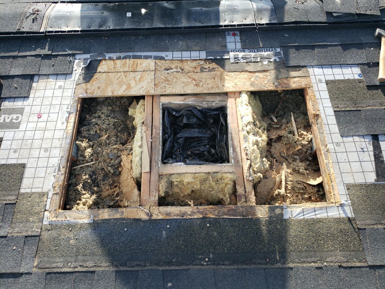 Swamp Cooler Removal using Shingle Repair by The Roof Doctor