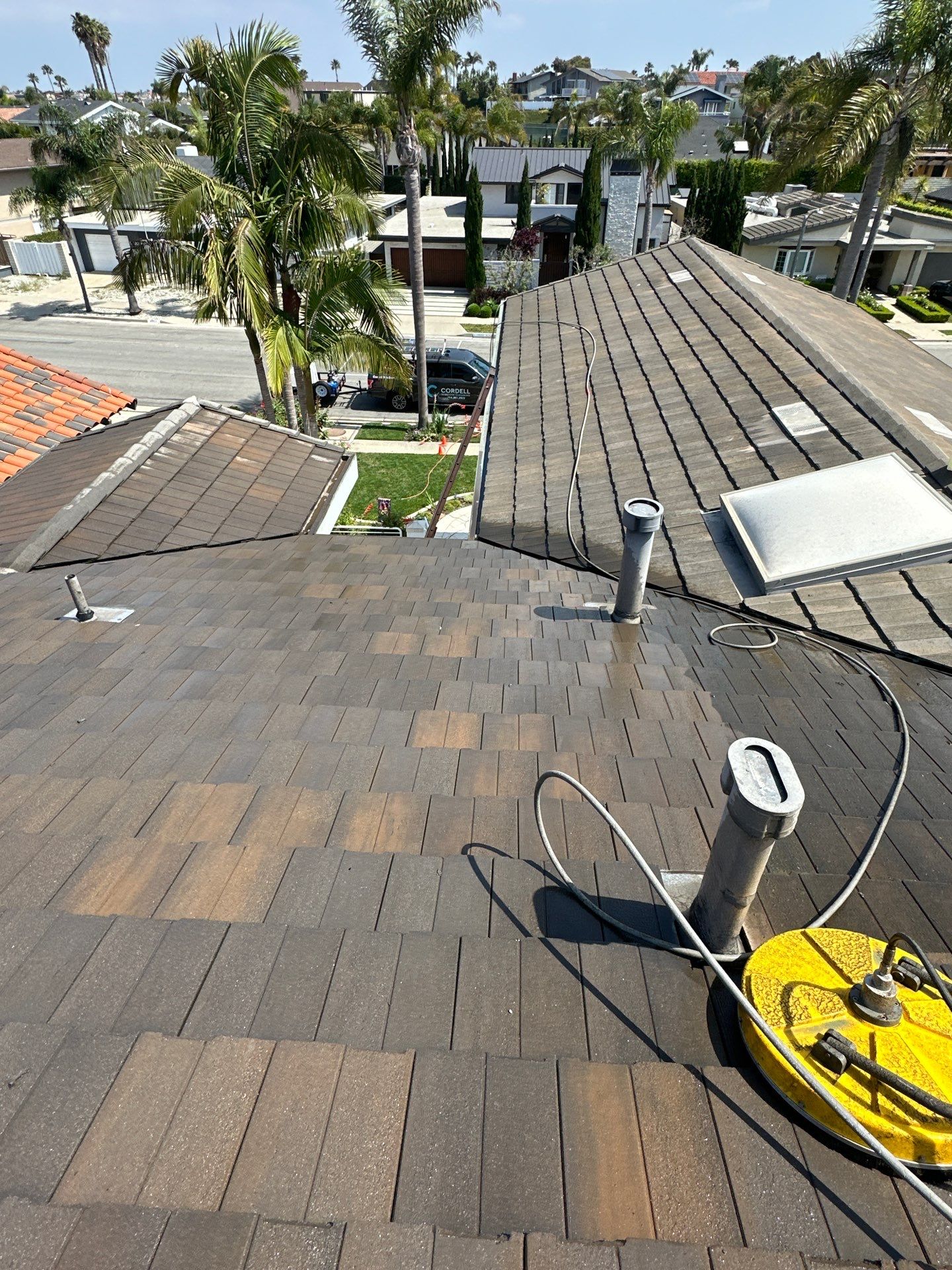 Huntington Harbor Roof Washing - Pressure Washer by Property Cleaning Experts