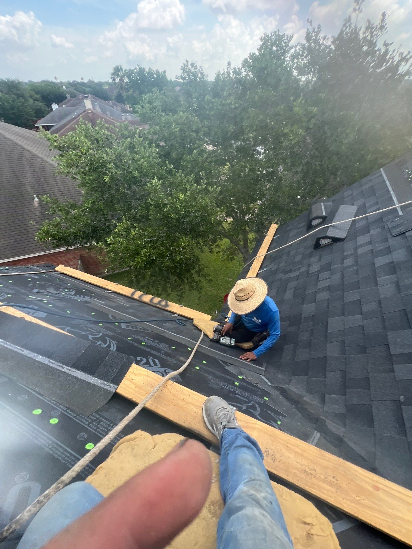Steep and High...Let's get It! by Bayfront Roofing and Construction