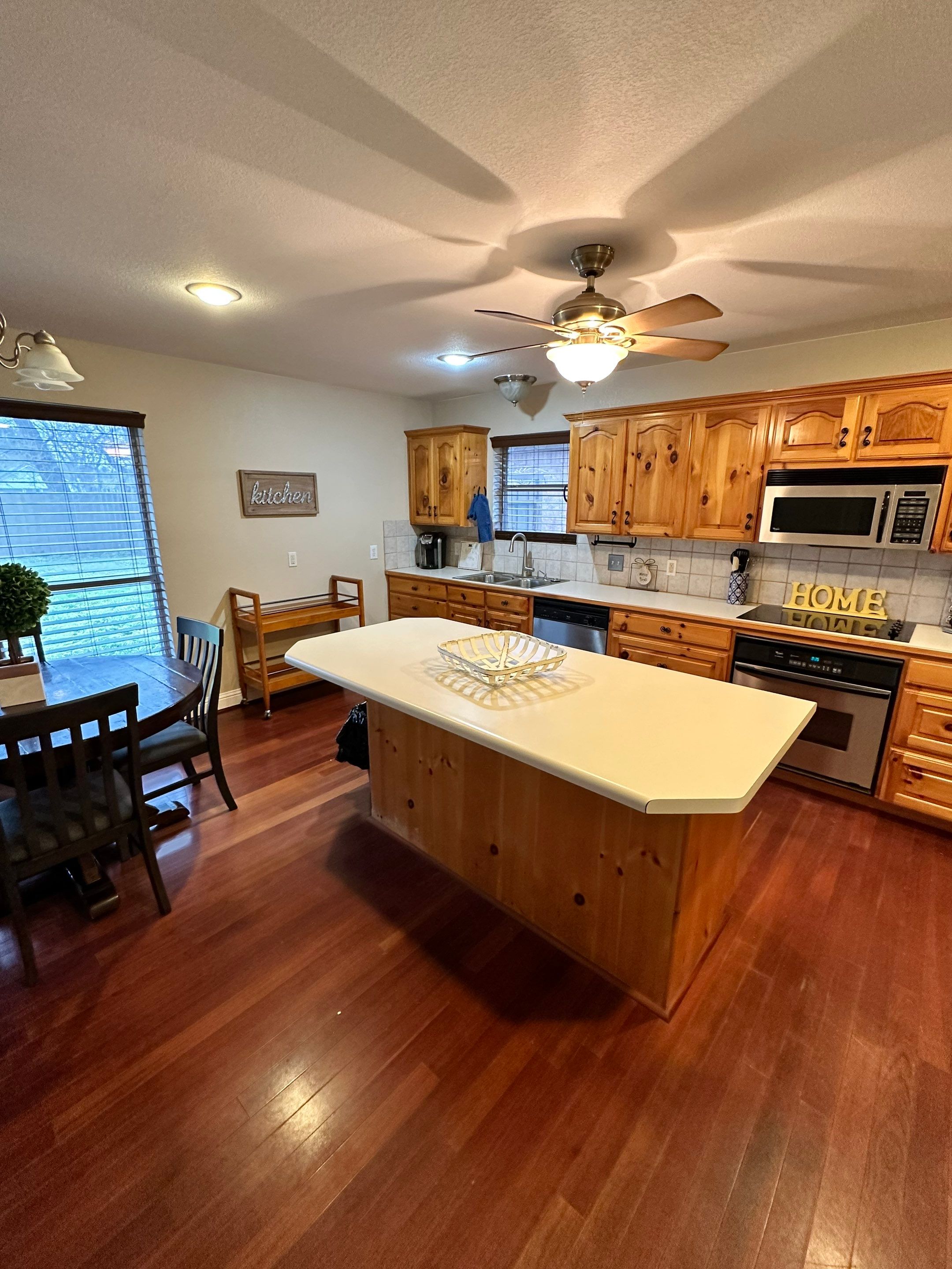 Cabinet Installation using Cabinetry by NORTH TEXAS RESTORATION