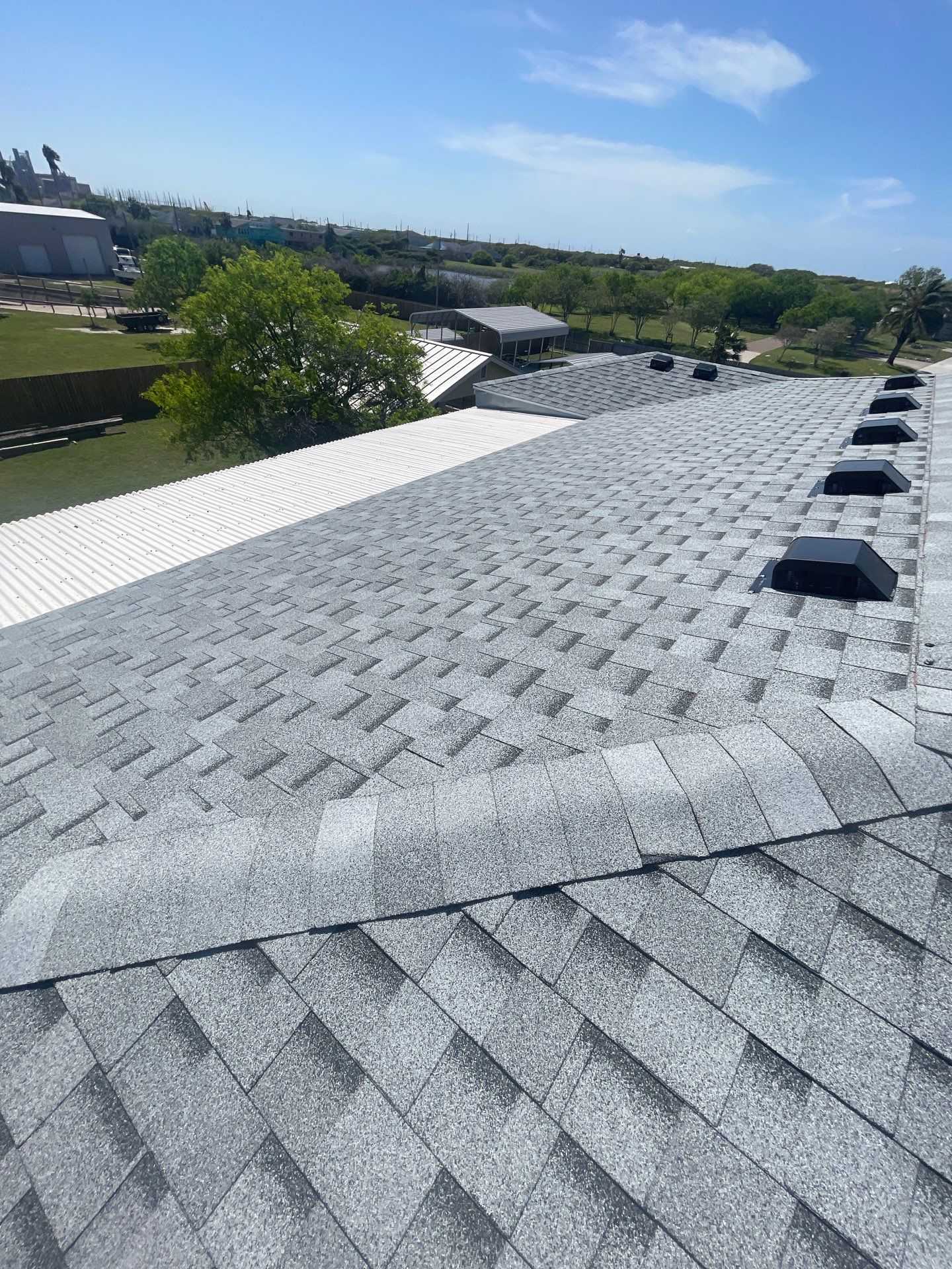 Residential Roofing Installation using IKO Cambridge Dual Gray by Lighthouse Roofing