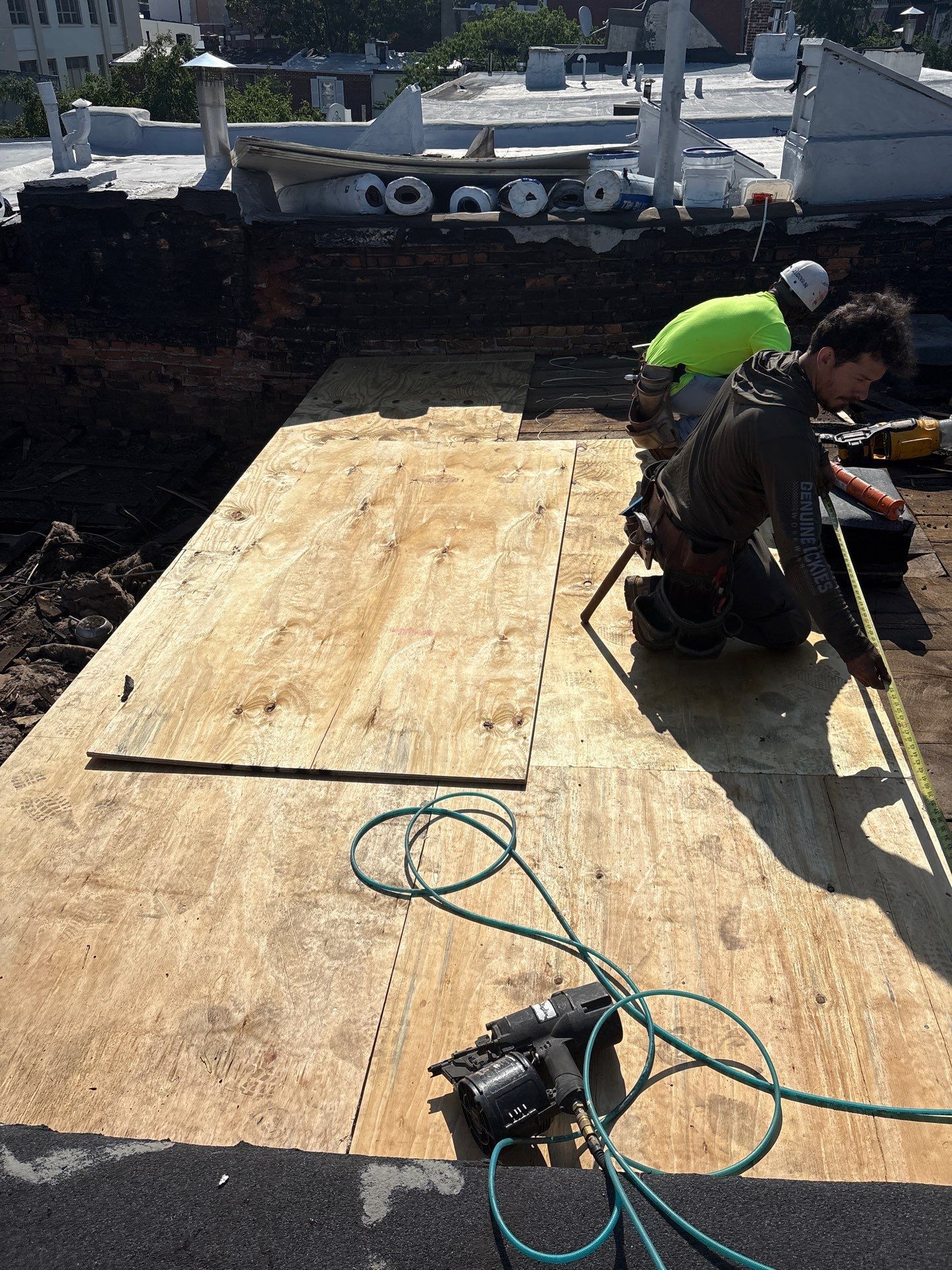 Roof replacement by Philadelphia Quality Roofing