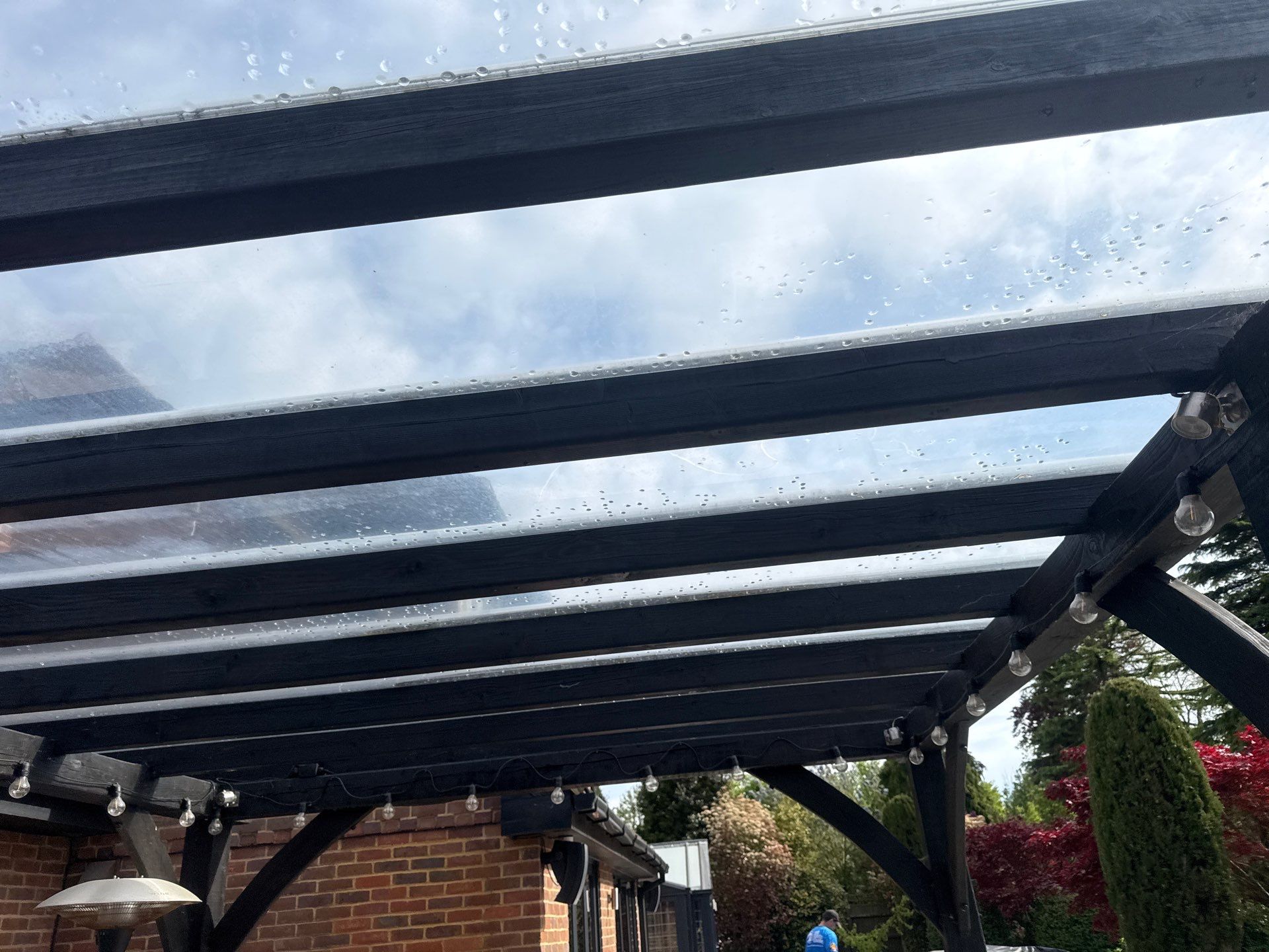 Patio and Pagola clean by Ges Exterior Cleaning ltd