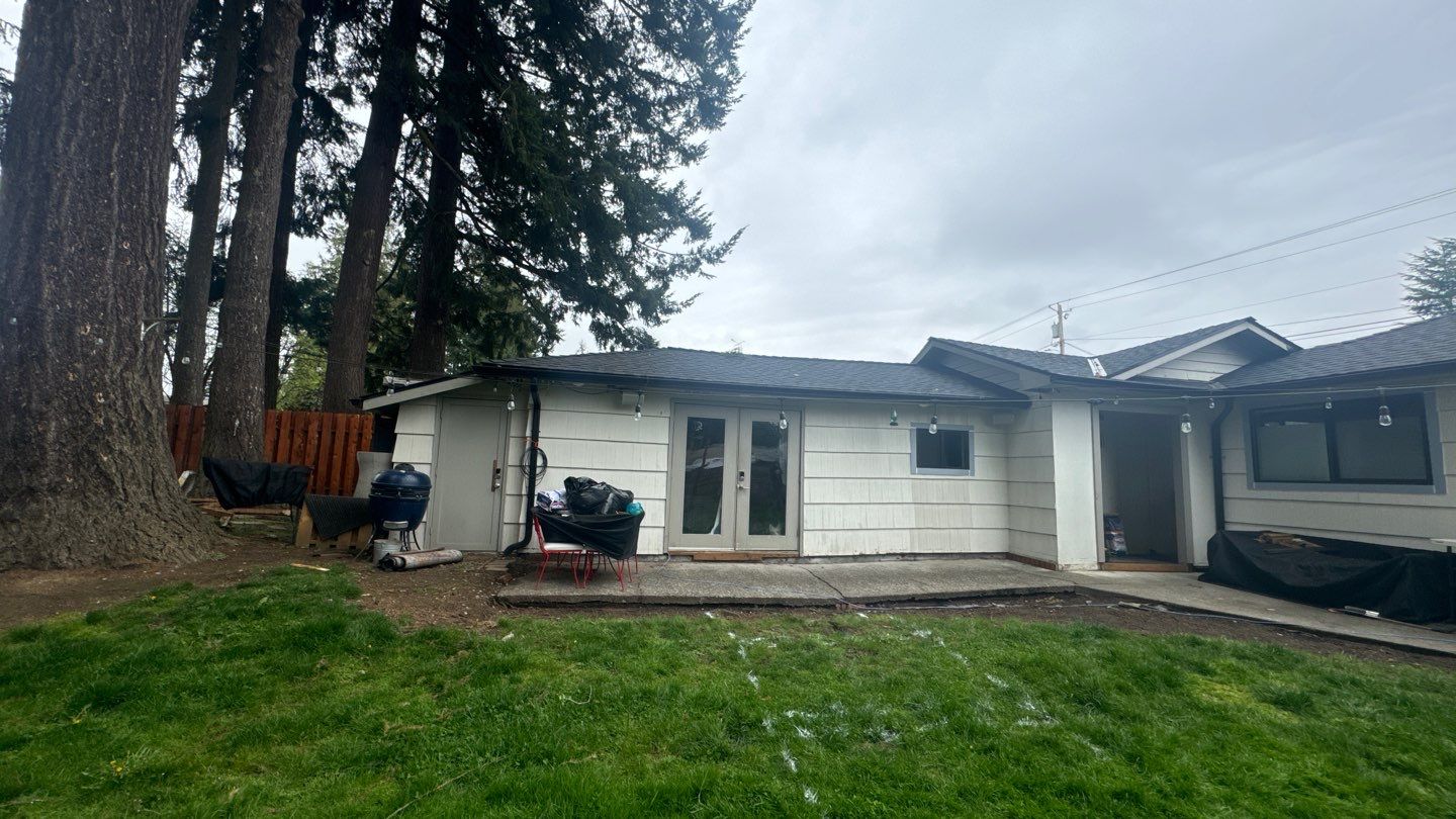 John | Concrete Backyard Walkway by Jireh Asphalt & Concrete Inc 