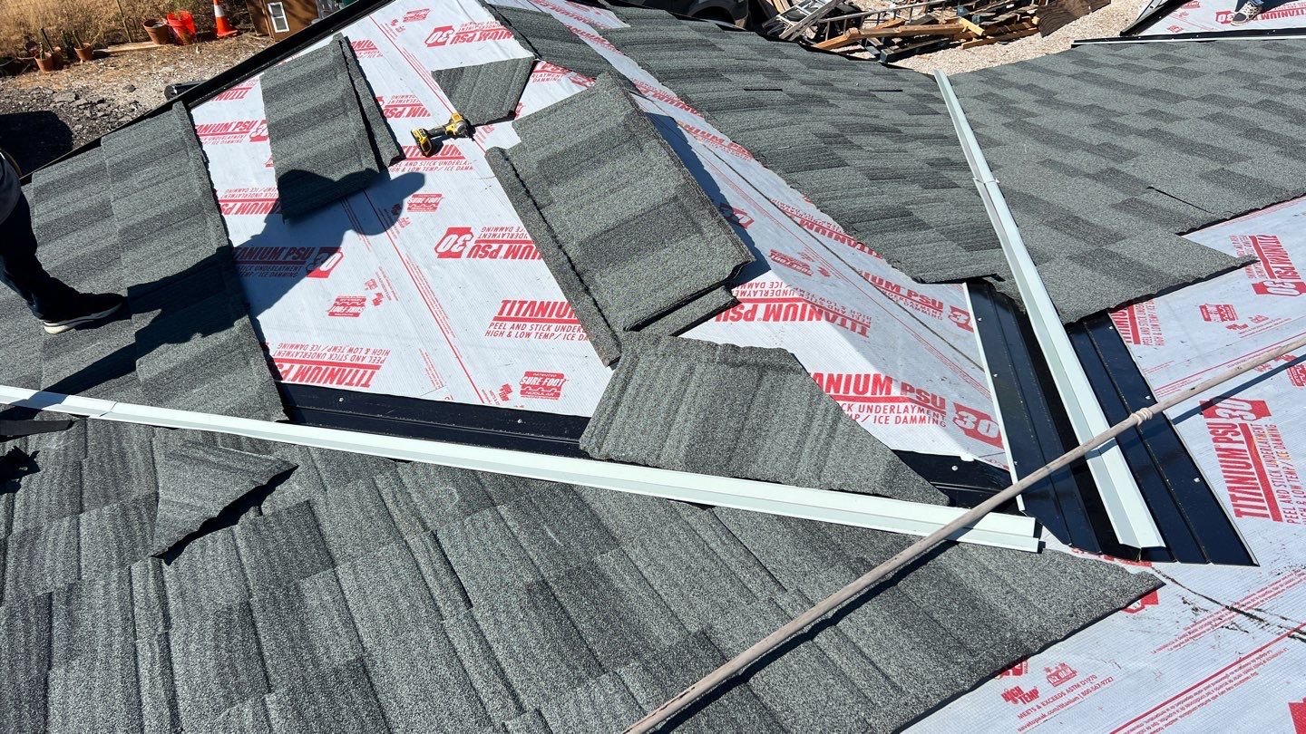 Storm Gray Stone Coated Steel by Reimagine Roofing