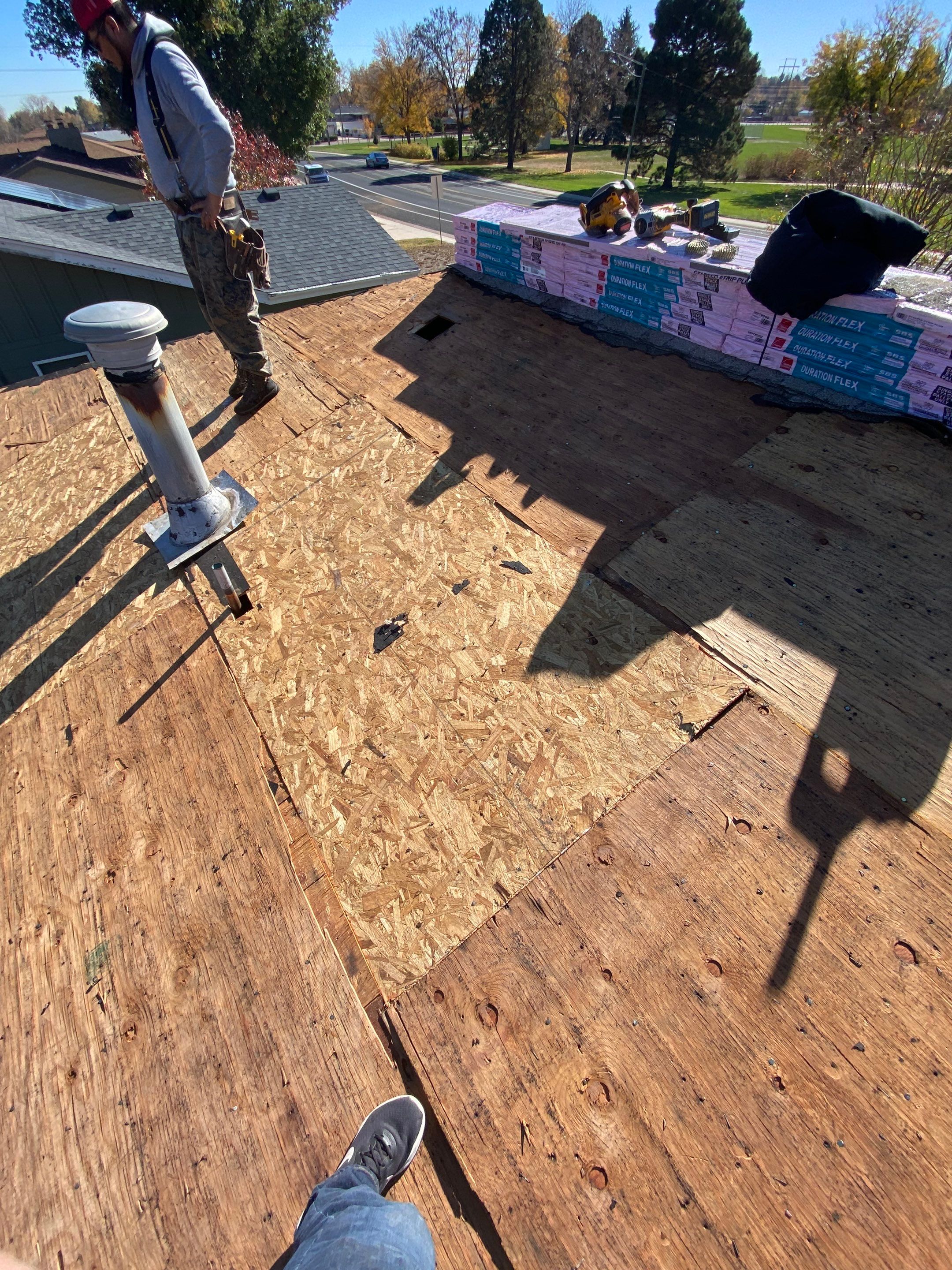 Re-Roof Due to Hail Storm  by Black Belt Roofing 