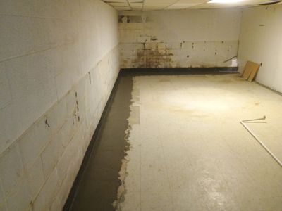 Interior Drain Tile Installation in Columbia Heights, MN