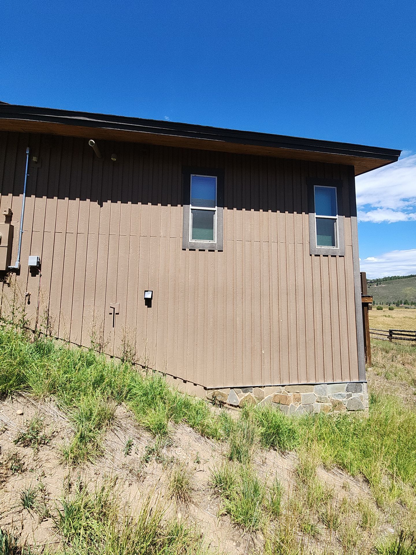 Exterior Painting Using Stain by Wheatley Creek Services