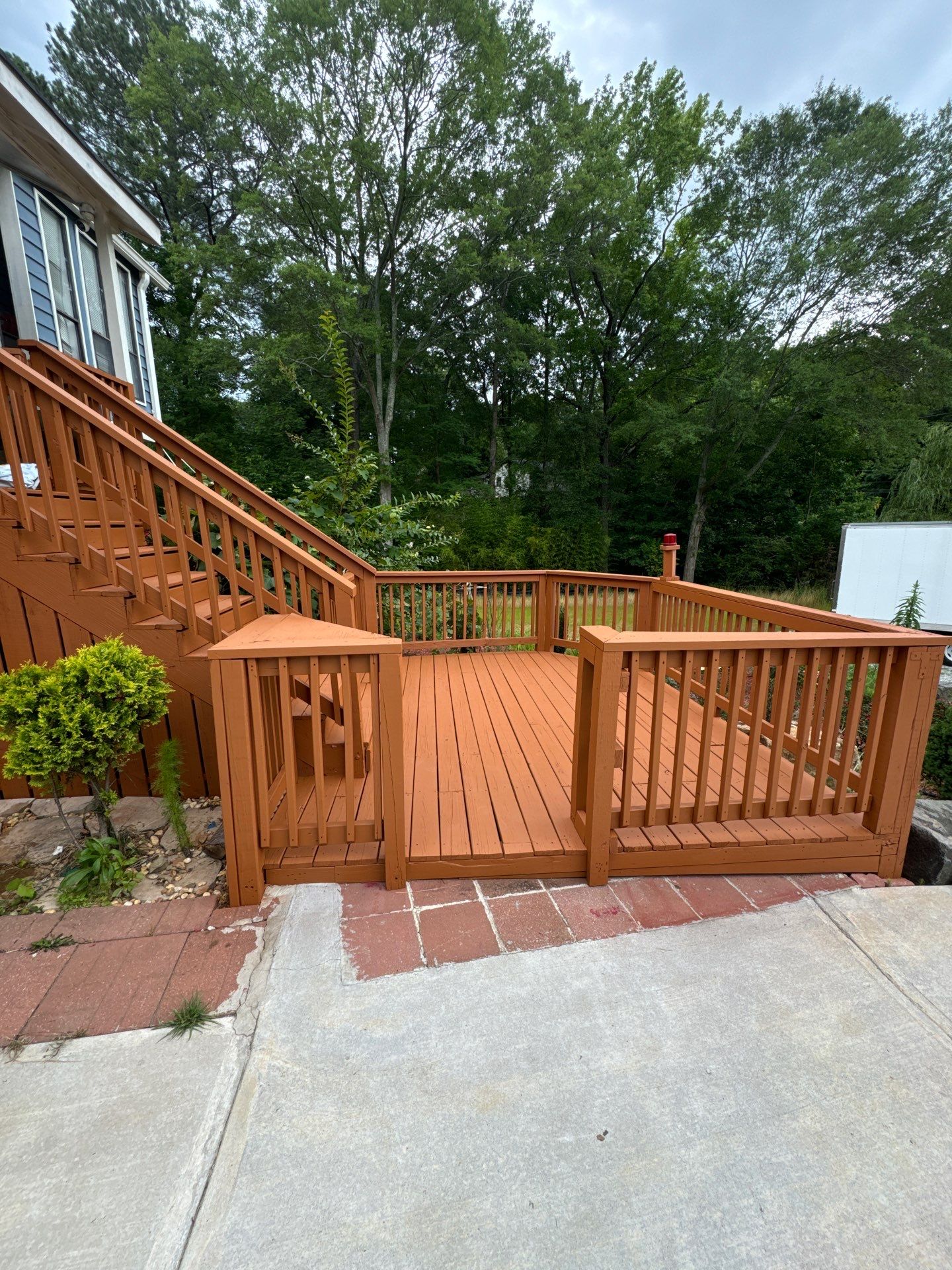 Multi-Level Deck Refinishing and Wood Staining in Duluth by Swift Home Renovations