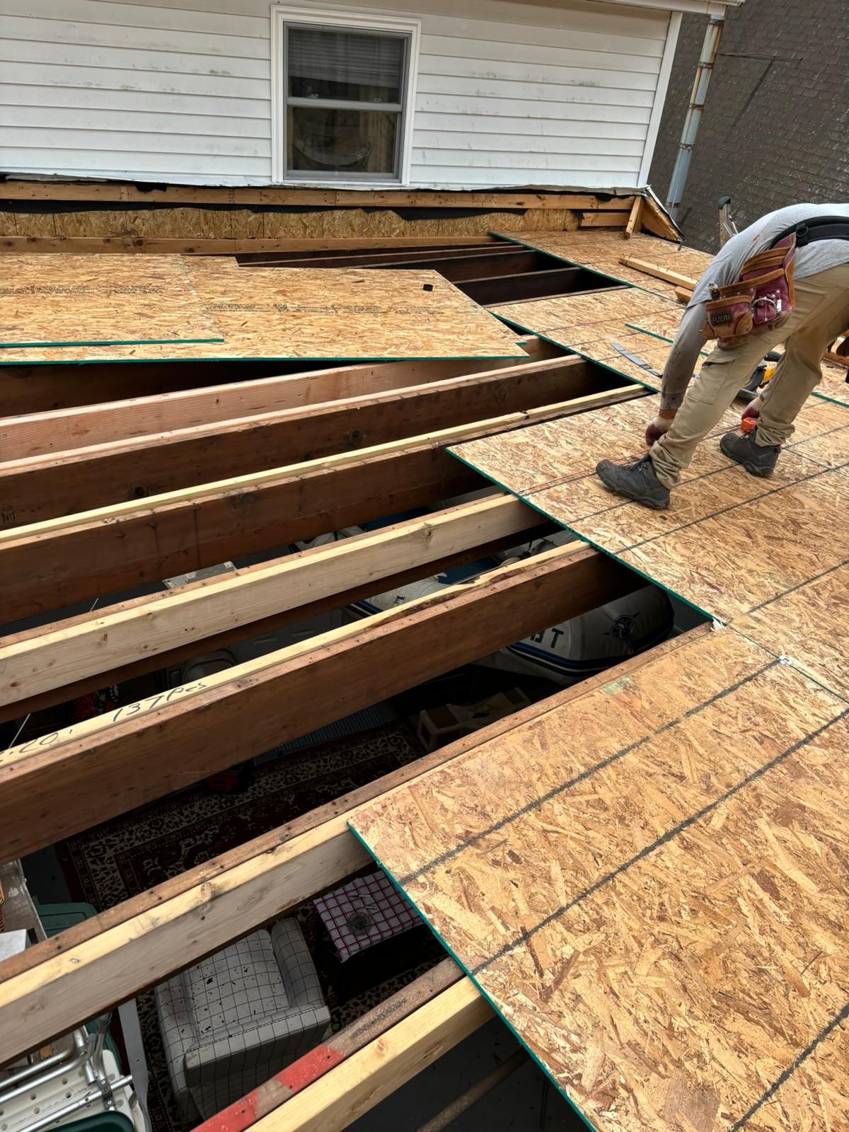 Roof Installation using GAF Timberline HDZ by ExteriorPros