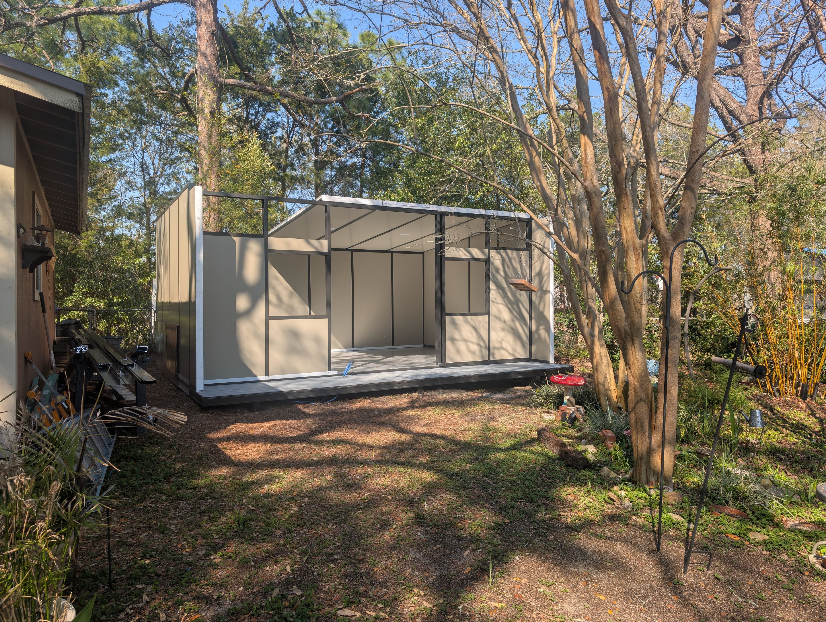 Titan Blockhouse Backyard Home Addition by Titan Sunrooms