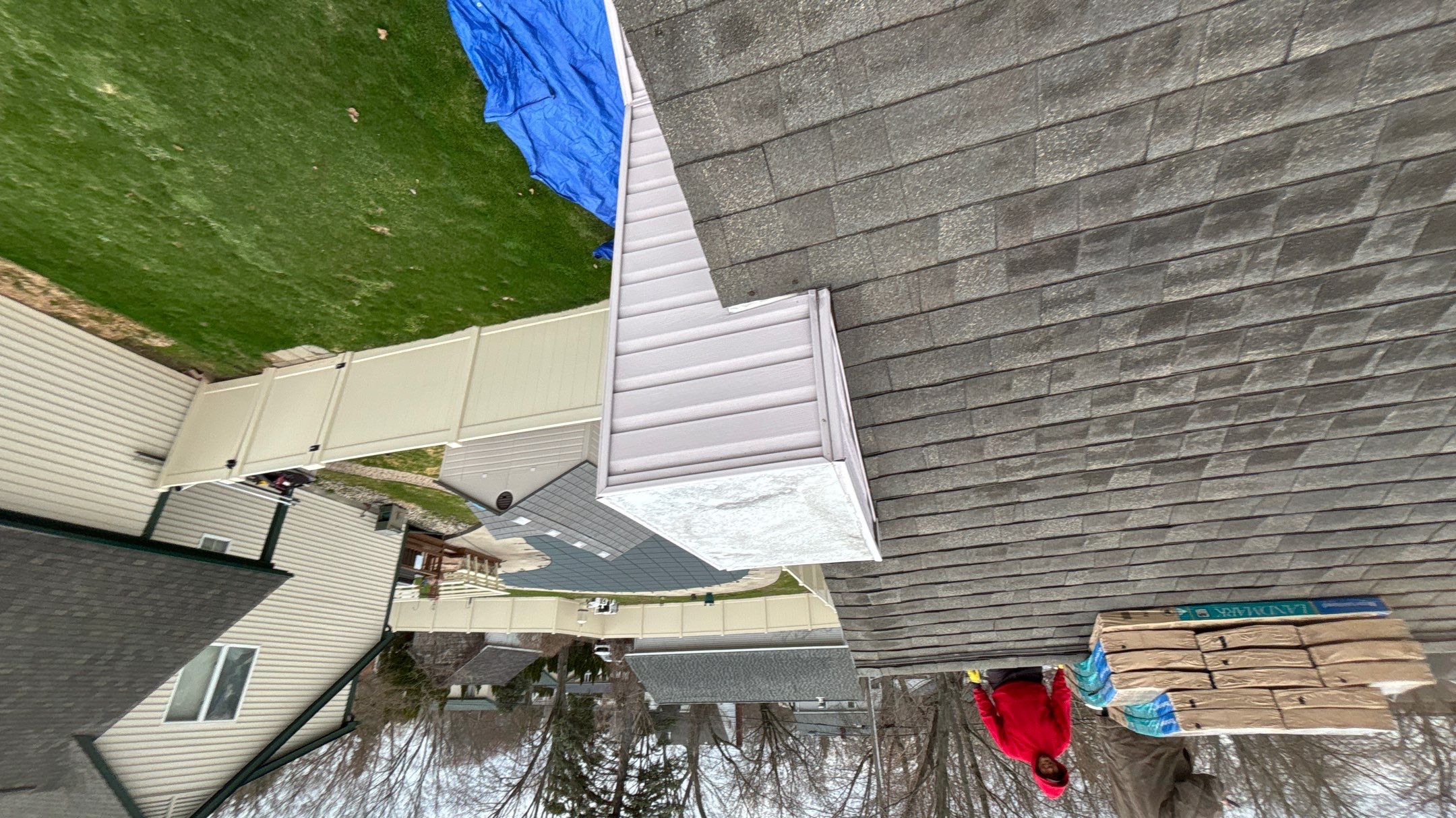 Roof Replacement using CertainTeed Landmark Pewter by 180 Contractors