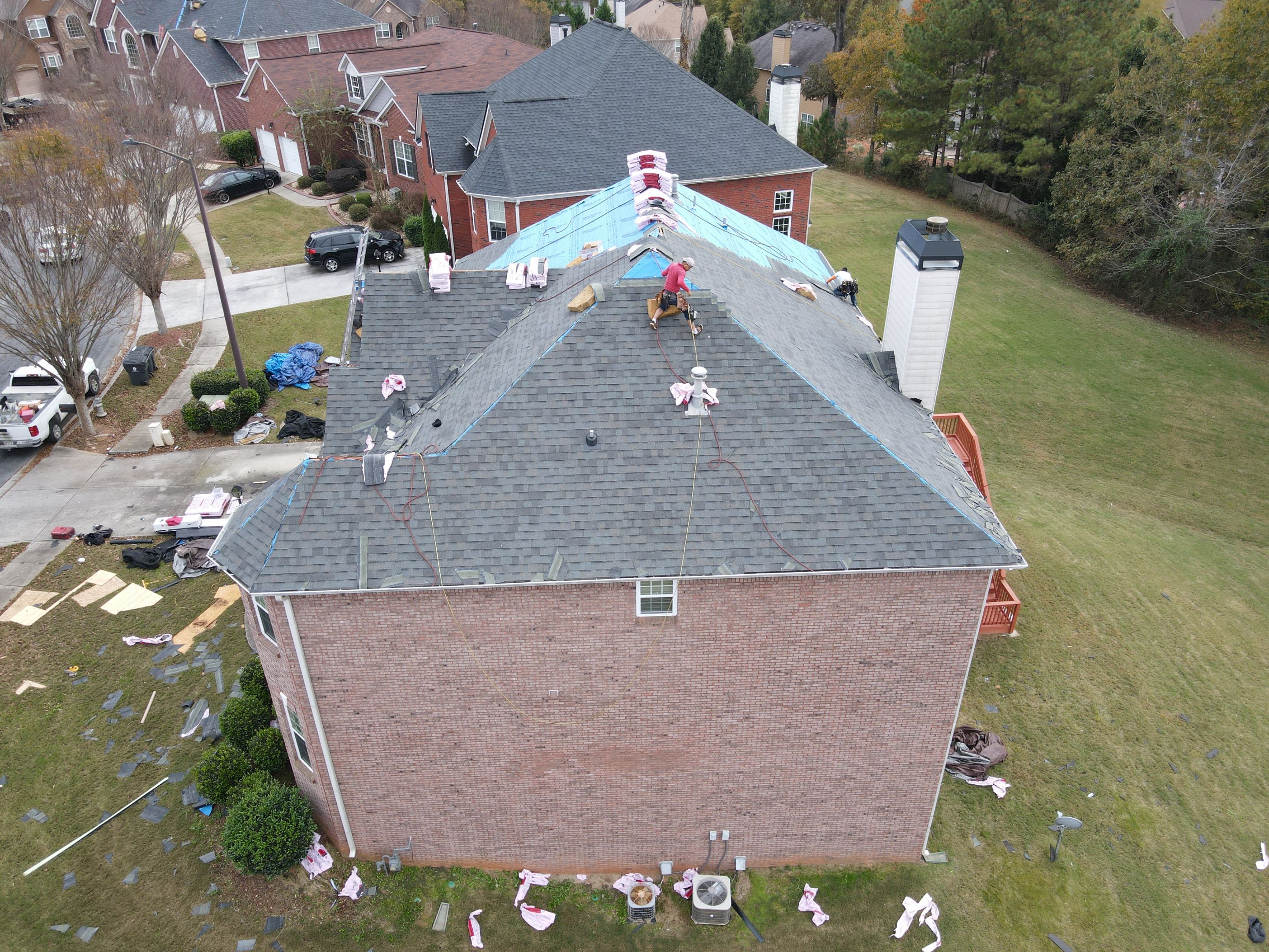 Residential Roofing Installation using Owens Corning by Inspector Roofing and Restoration