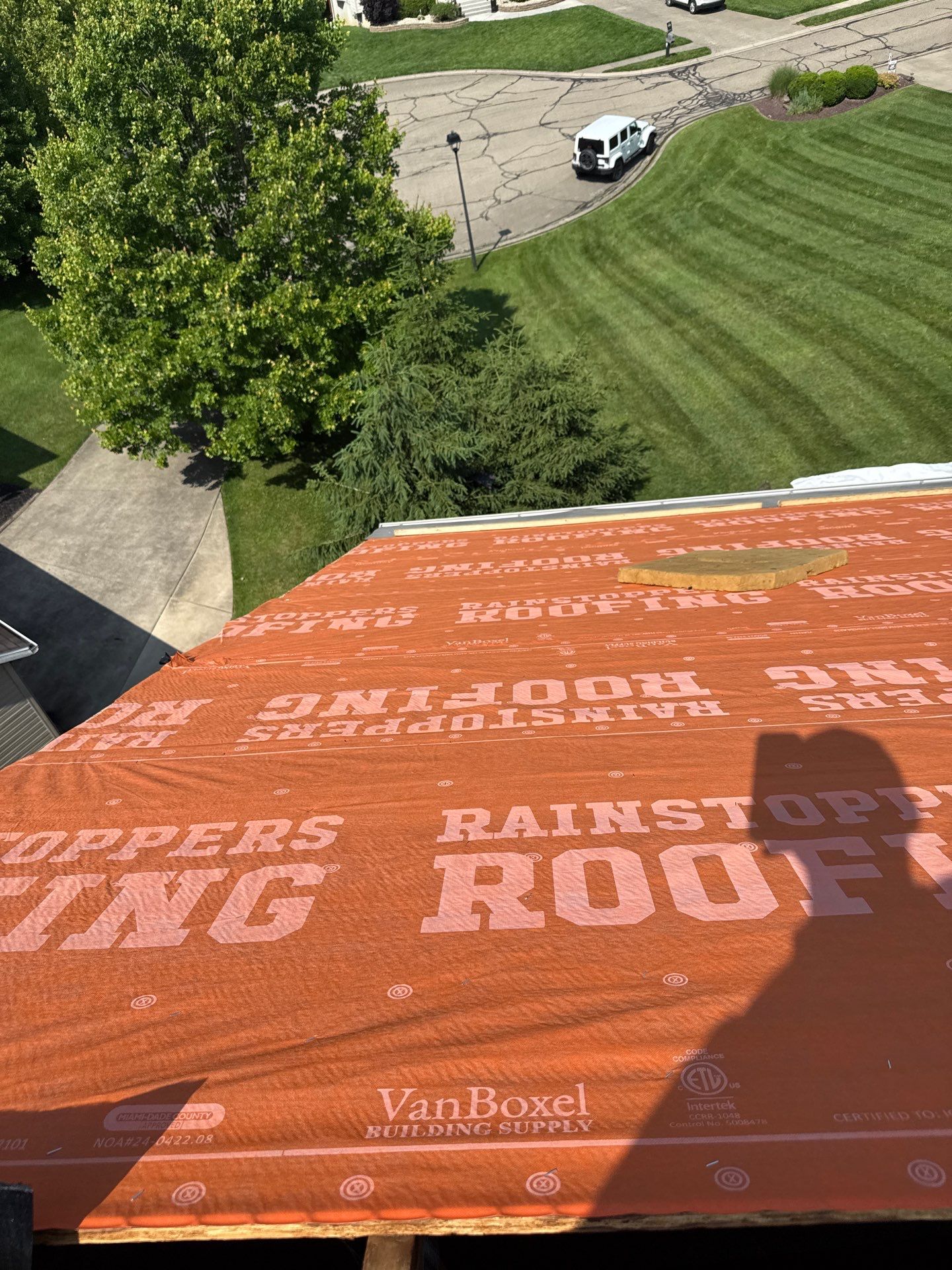 Residential Roofing Installation using GAF Timberline HDZ Mission Brown by Rainstoppers Roofing