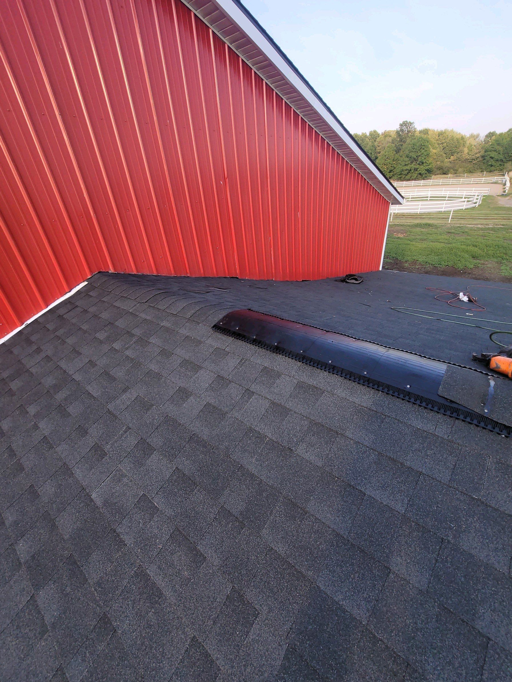 Residential Roofing Installation using Timberline Charcoal Black by JNR Roofing LLC