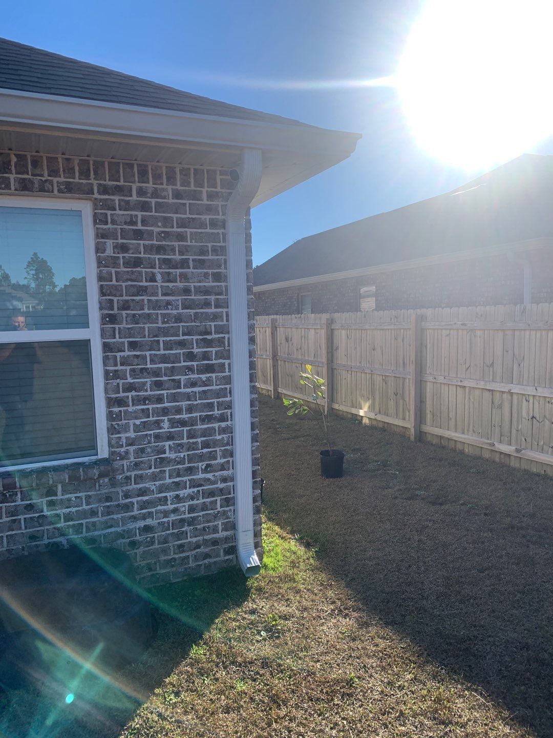 Seamless Gutter Project in Milton FL by Gutter Professors