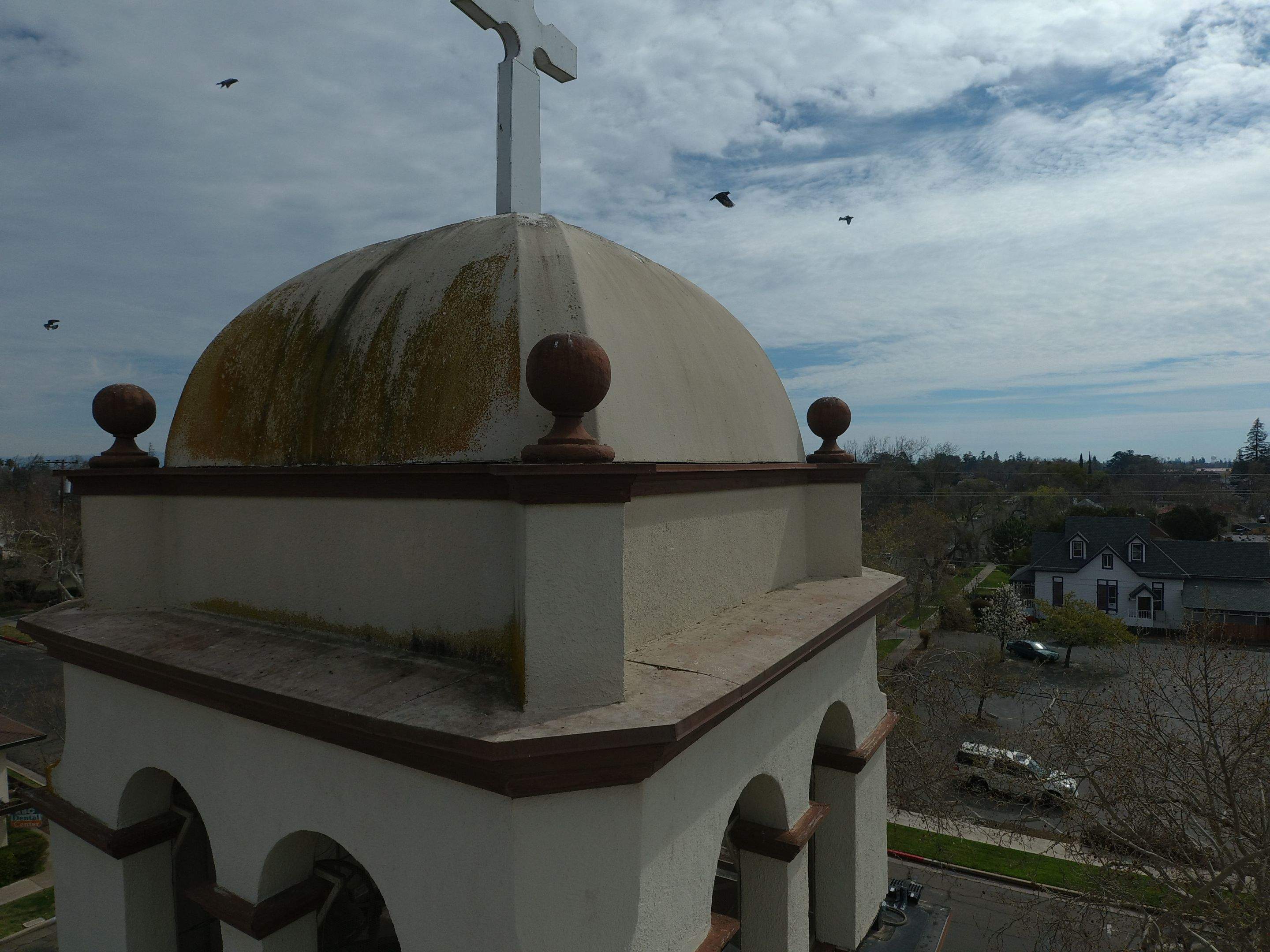  Presbyterian Church repairs to entrance architecture by Straight Edge Roofing Inc