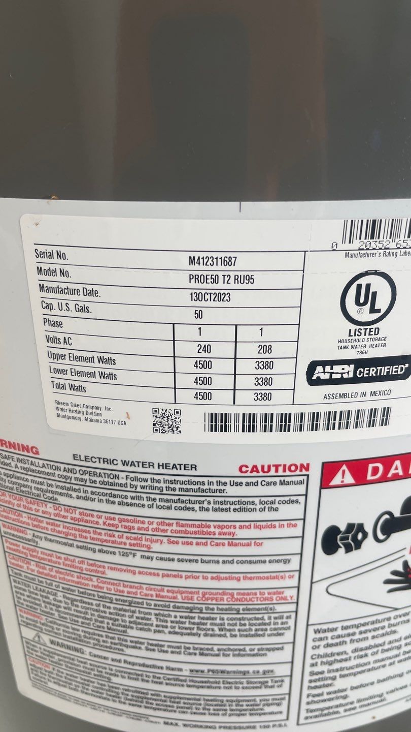 Water Heater Installation using Ruud Water Heater by Ragans Heating and Air