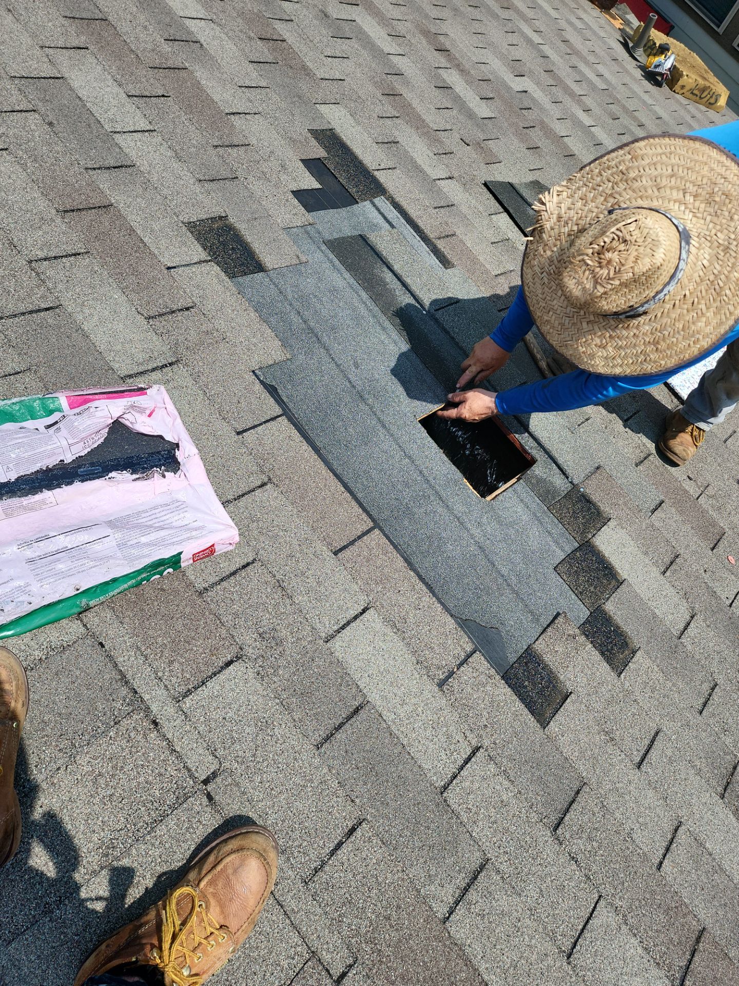 Hail Damage using Owen's Corning Duration (Lifetime) Shingles by Roof Repair Company