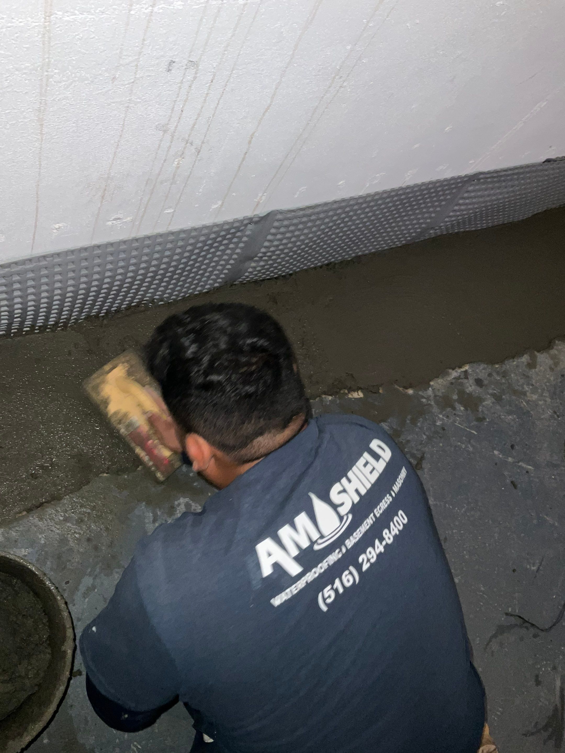 301 Hicksville Rd • Bethpage, NY 11714 by A.M. Shield Waterproofing, Corp.