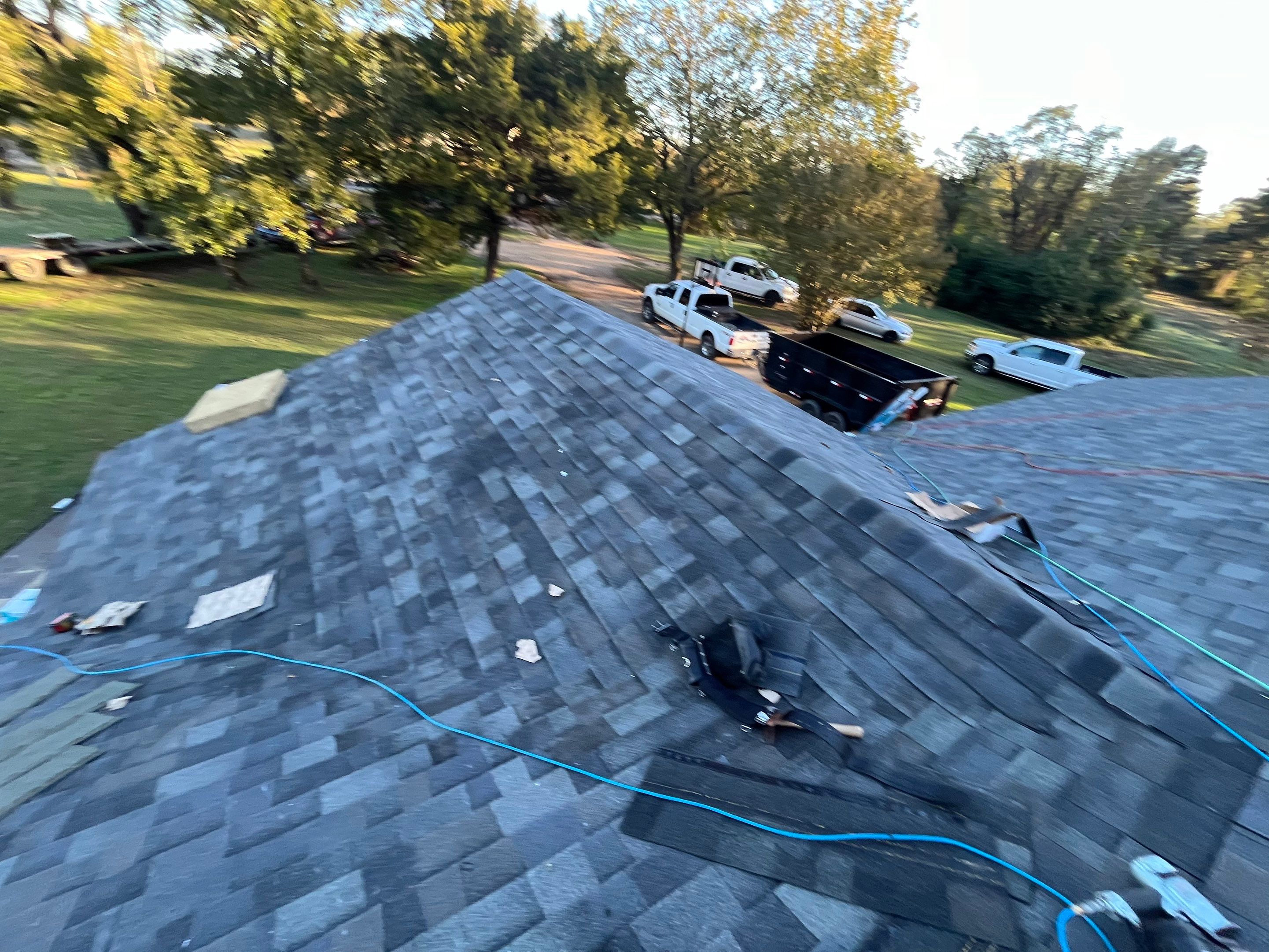 Residential Roofing Repair using Malarkey Vista: Storm Gray by Hostetler Roofing
