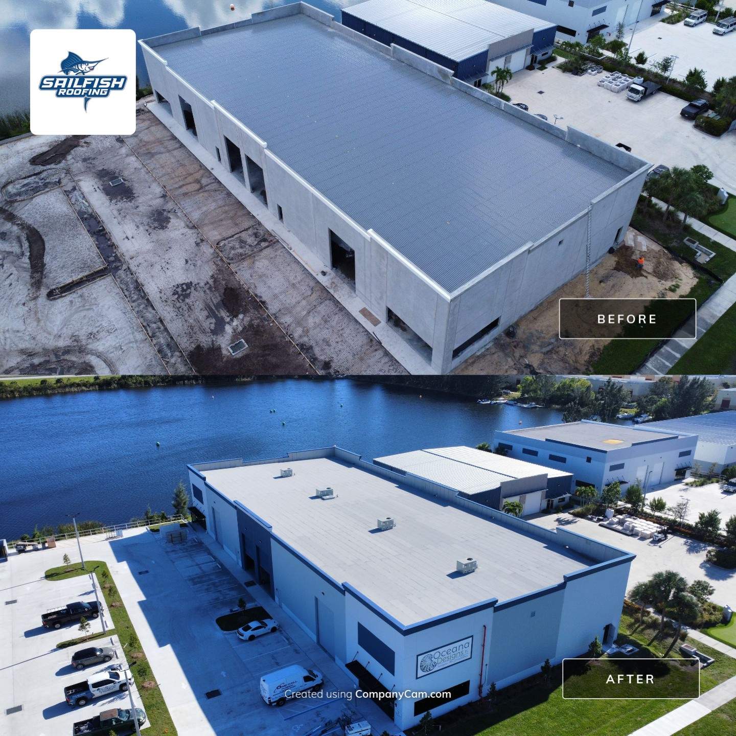 Torch Applied Modified Bitumen Roof Installation by Sailfish Roofing