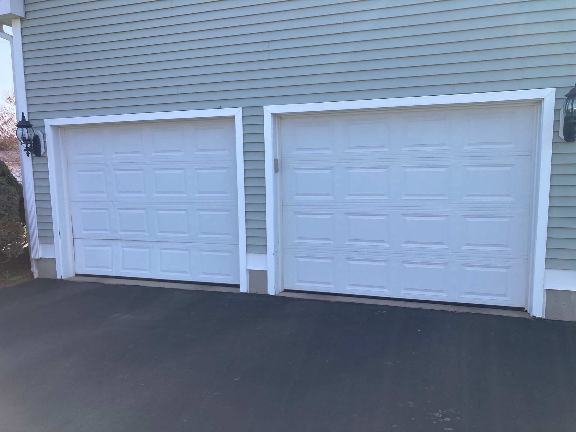 : Garage Door Installation Using Amarr Olympus Garage Door by DiGiorgi Roofing and Siding Inc