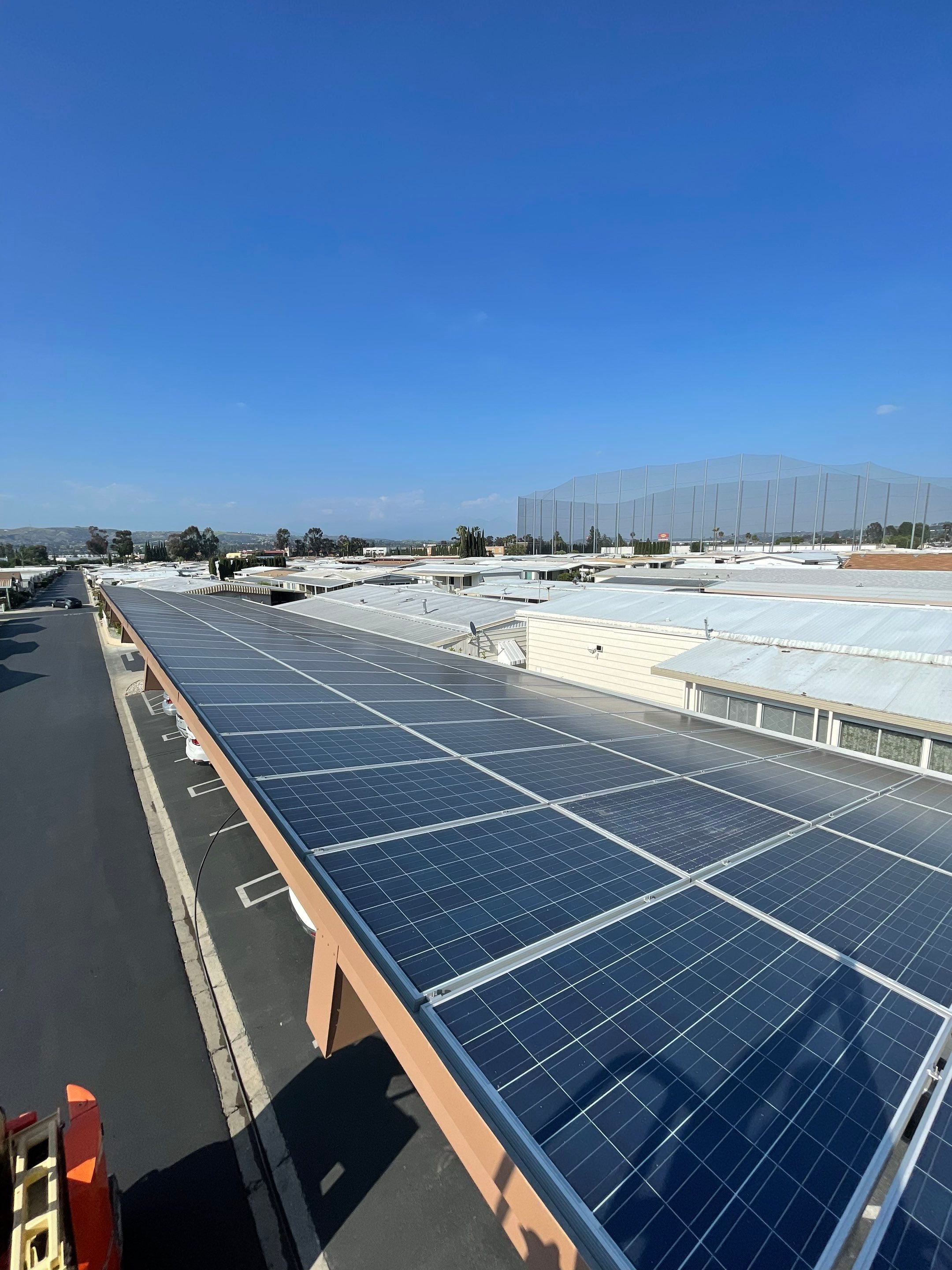 Commercial Solar Cleaning in Rowland Heights for Mobile Home Park by Palm Coast Solar Cleaning