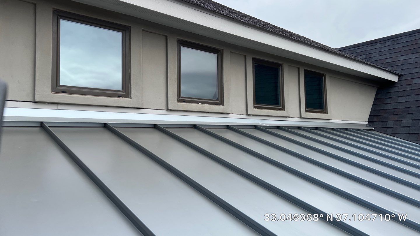 Insurance Claim Roof and Gutters using Certainteed Landmark Weathered Wood by Tex-Line Roofing