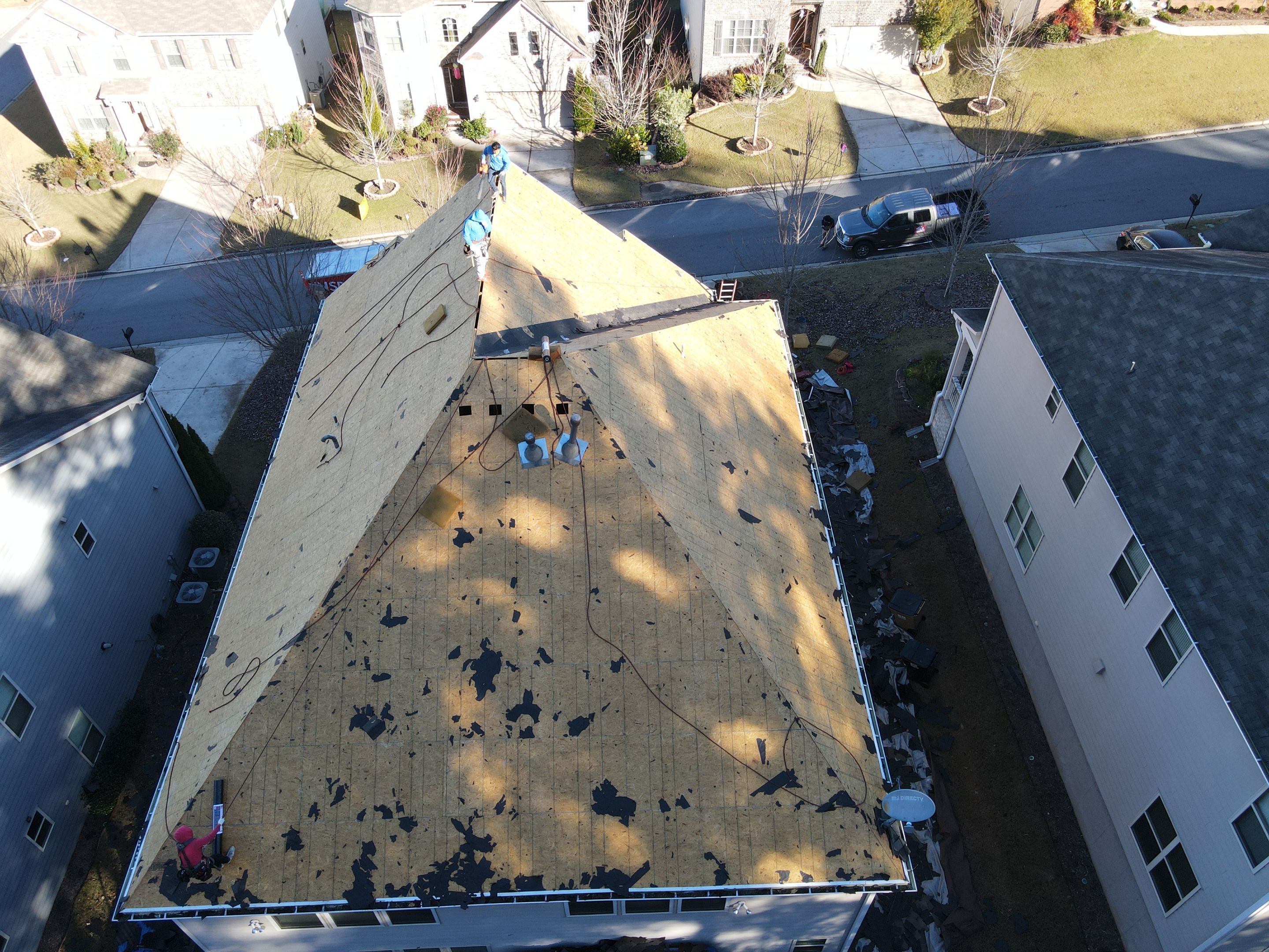 Residential Roofing Installation using Owens Corning by Inspector Roofing and Restoration