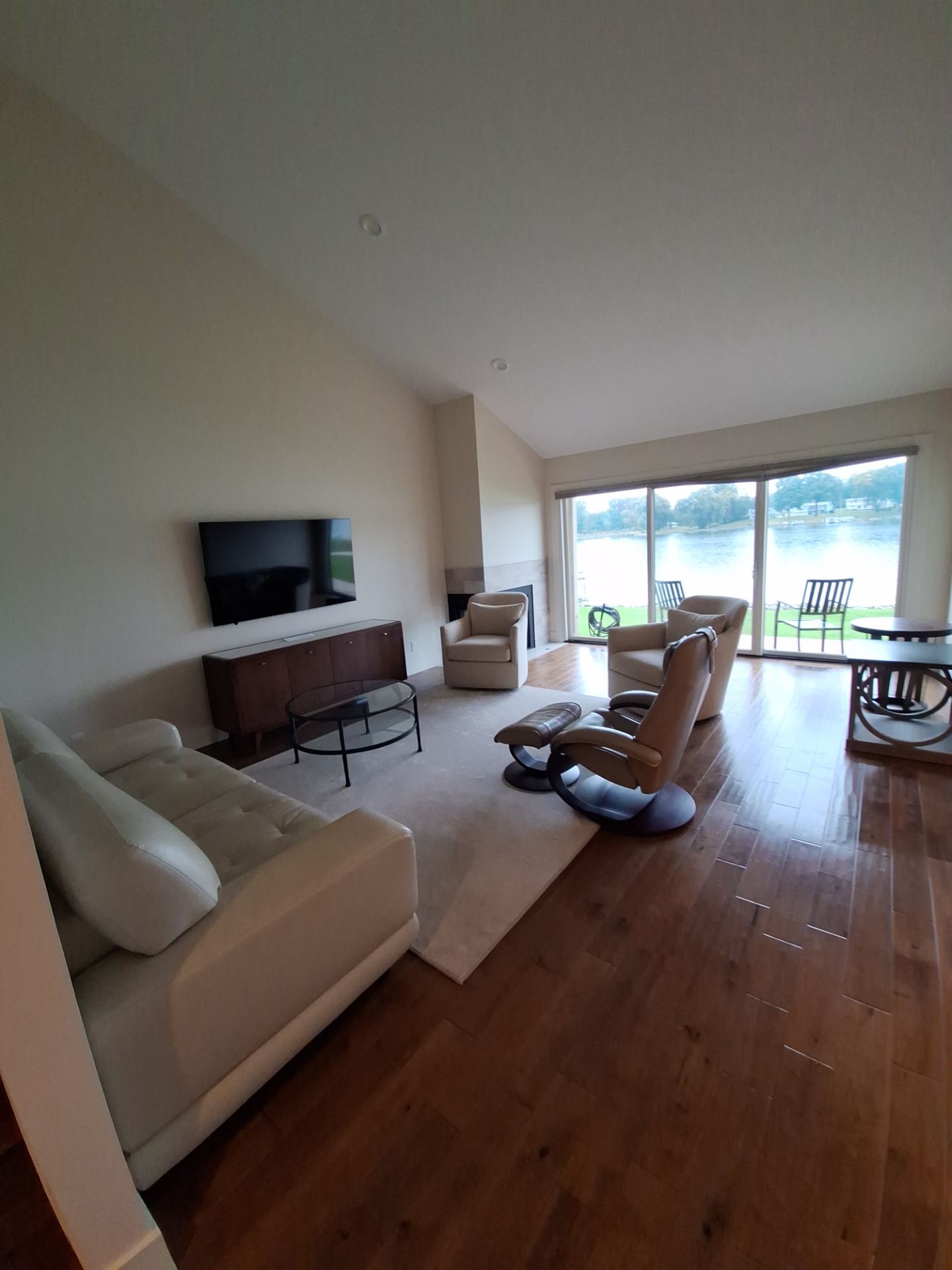 Interior Drywall Repair and Vaulted Ceiling Painting in Spring Lake by Gordon Painting