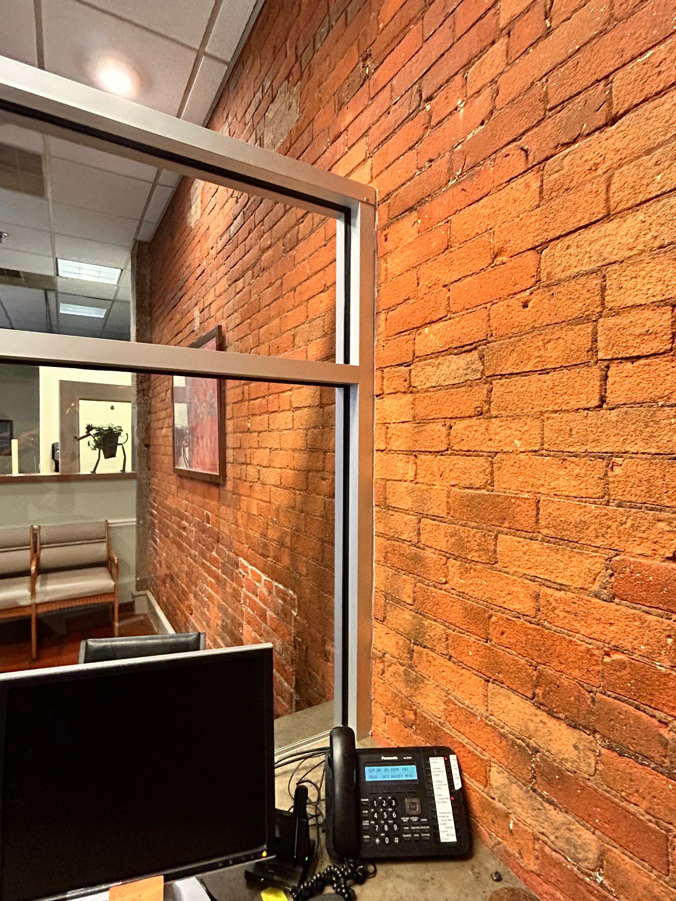 Dental Healthworks - Custom Built Reception Window by Cheshire Glass Company