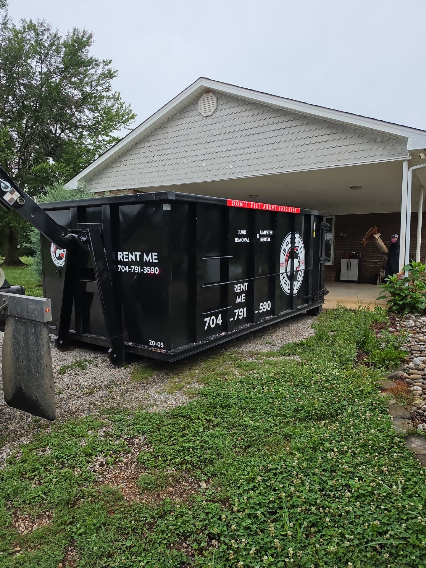 Dumpster Rental Marshville by Badger Hauling