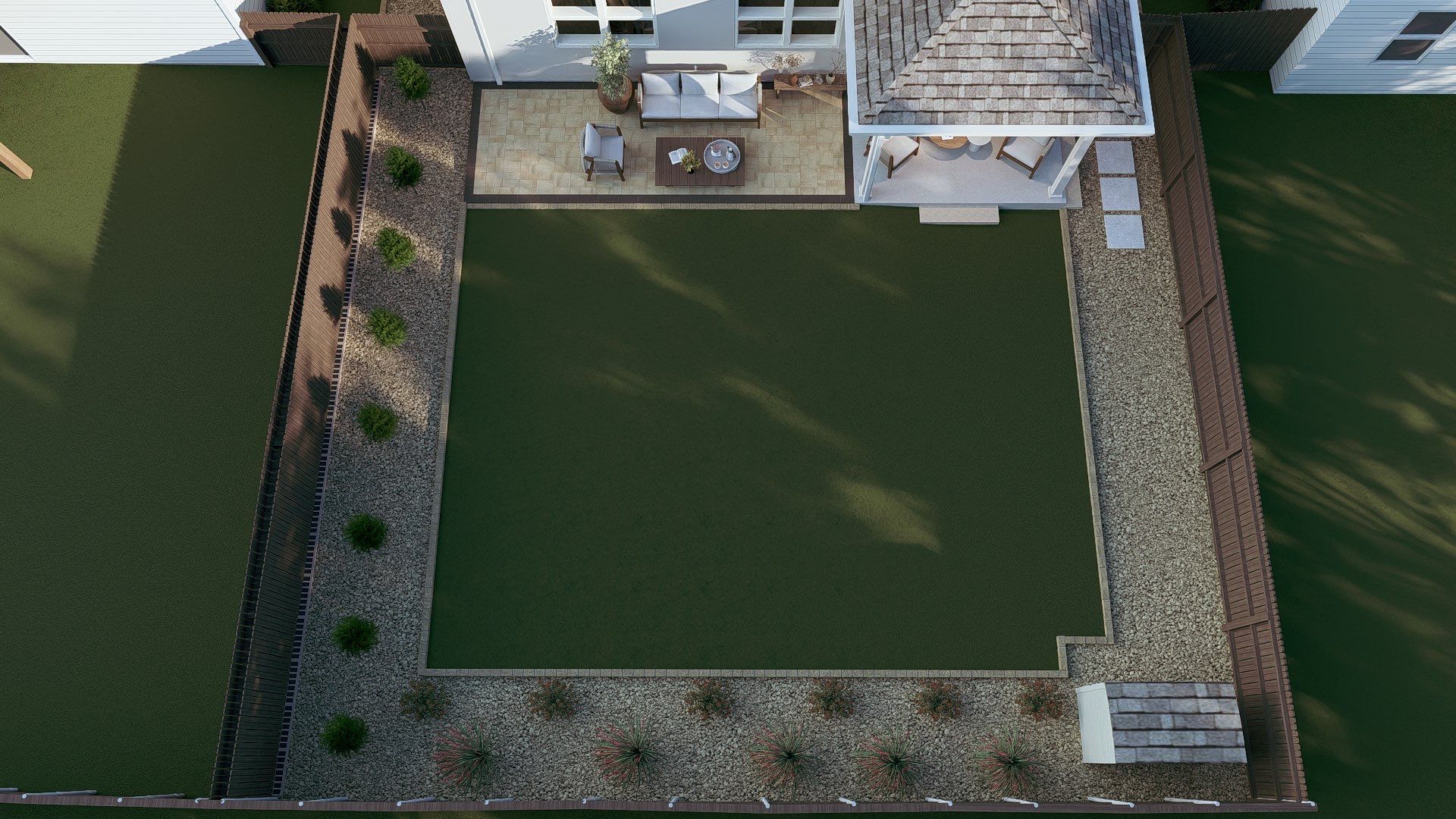 3D Design Render San Antonio, TX by Hole In One Lawns, LLC