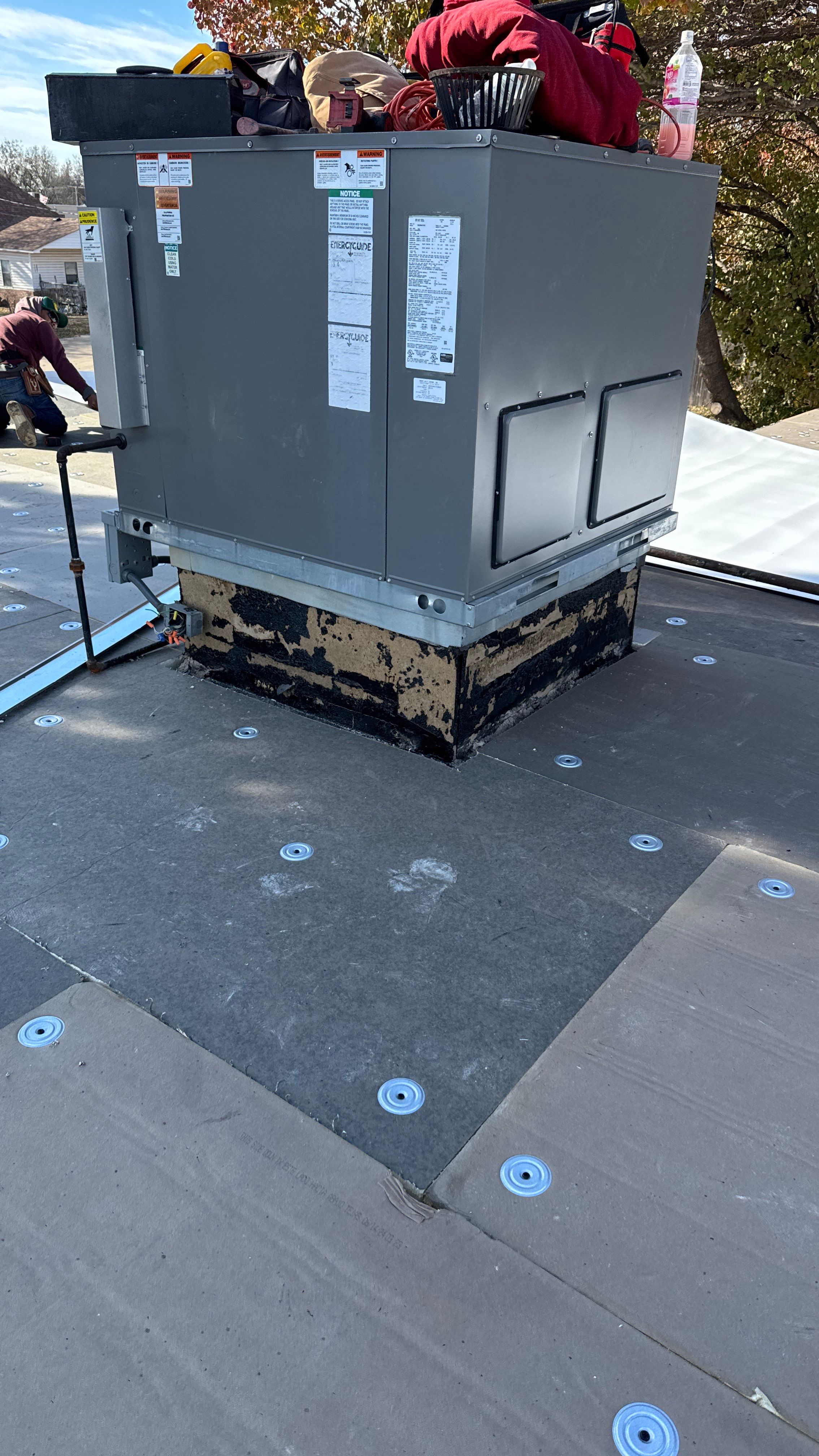Commercial Roofing Installation using Mule-Hide by Frontline Roofing and Construction