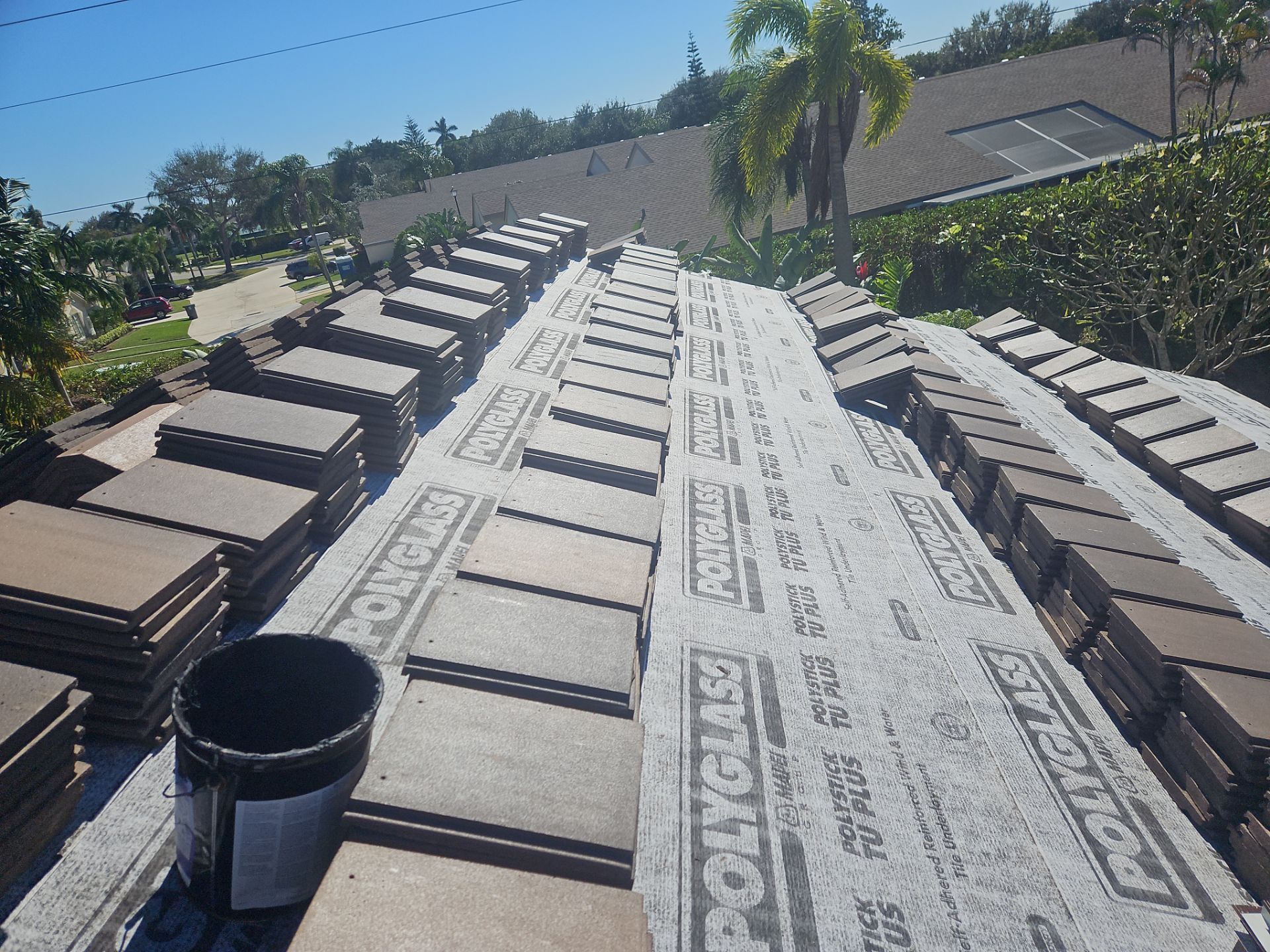 Residential Roofing Installation using Eagle Roofing Tile by BLUES BROTHERS ROOFING