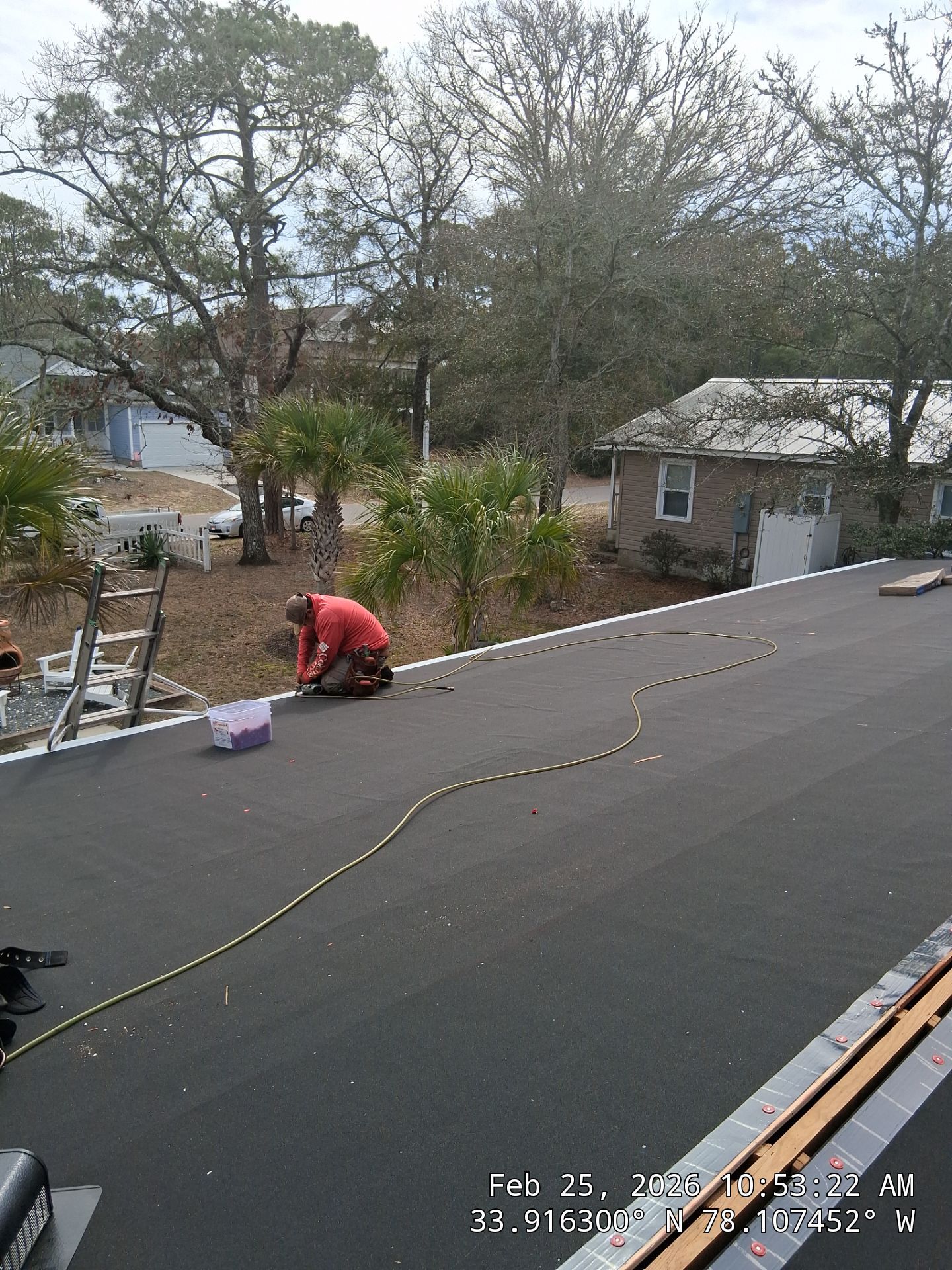 CT Landmark Pro AR MD Driftwood Roof Replacement – Oak Island, NC by RGR Construction and Roofing, LLC