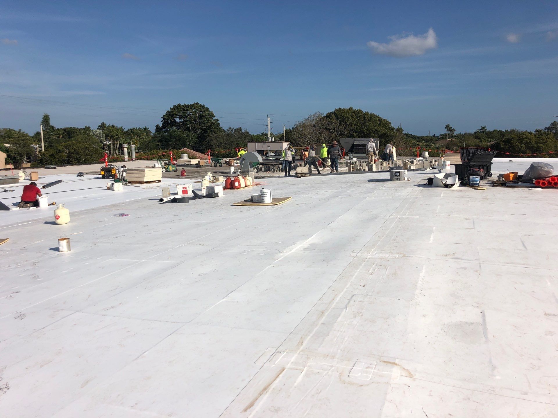 Commercial Re-Roof using GAF TPO by First Due Roofing